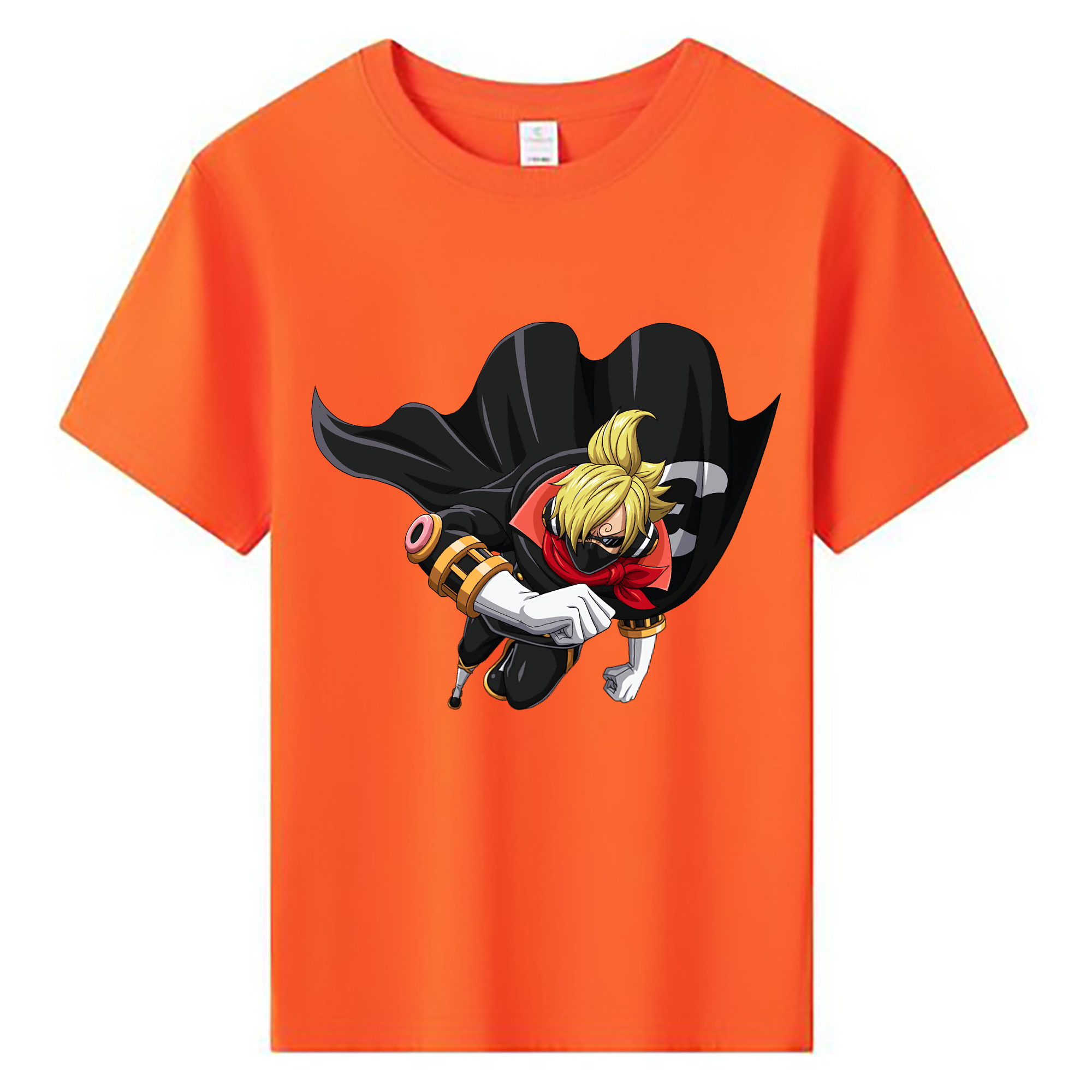 （画像用） ワンピース サンジ ONE PIECE Sanji 綿100％キッズTシャツ（フロントプリント）