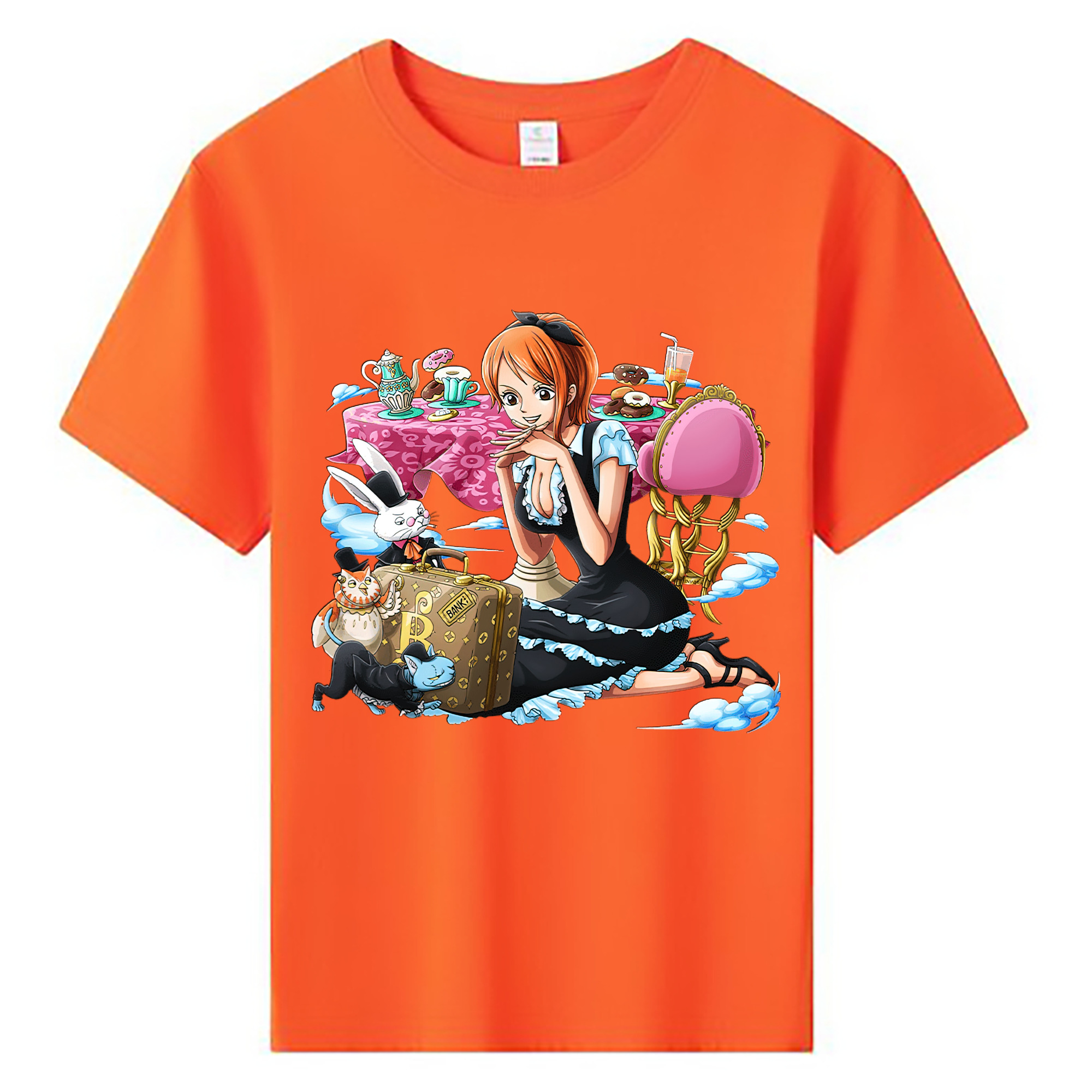 ワンピース ナミ ONE PIECE Nami 綿100％キッズTシャツ（フロントプリント）