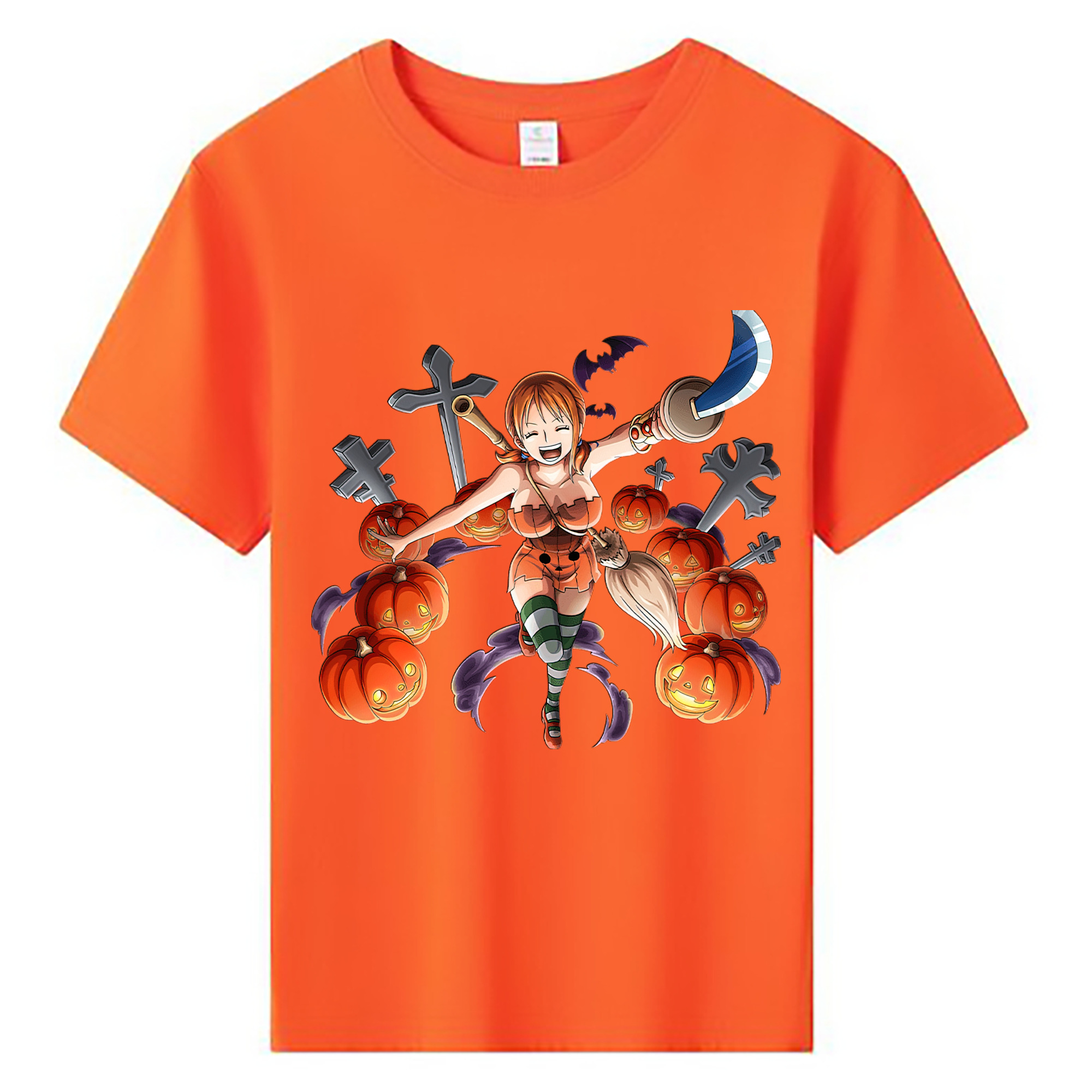 ワンピース ナミ ONE PIECE Nami 綿100％キッズTシャツ（フロントプリント）