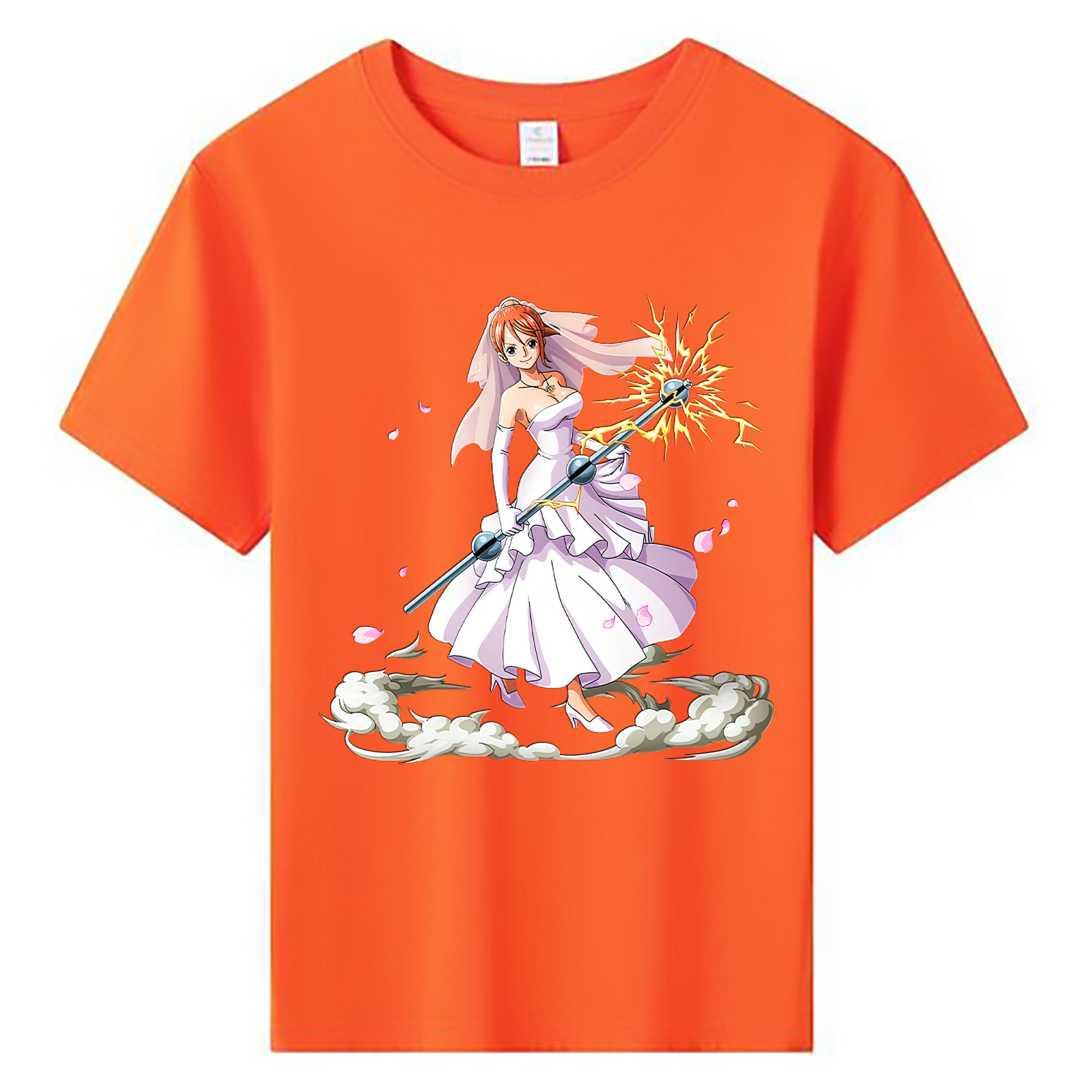 ワンピース ナミ ONE PIECE Nami 綿100％キッズTシャツ（フロントプリント）