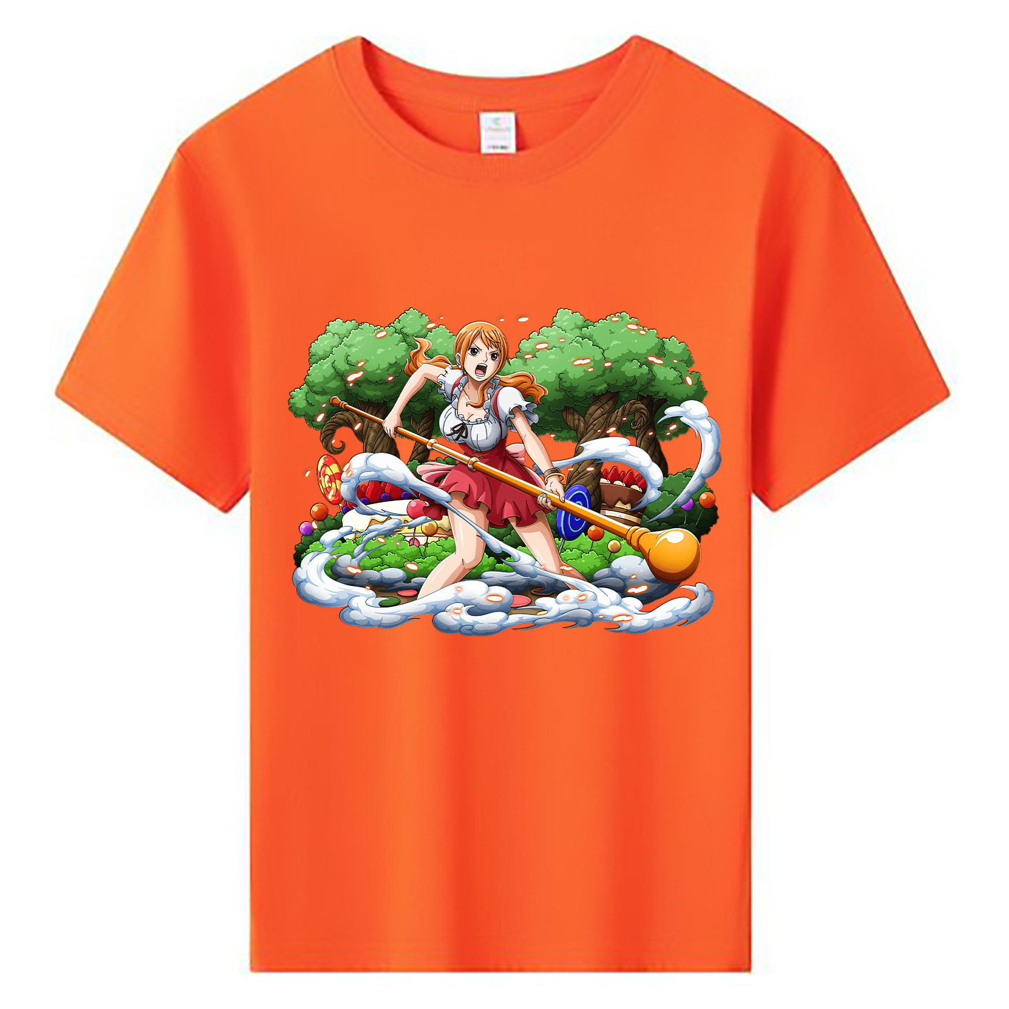 ワンピース ナミ ONE PIECE Nami 綿100％キッズTシャツ（フロントプリント）