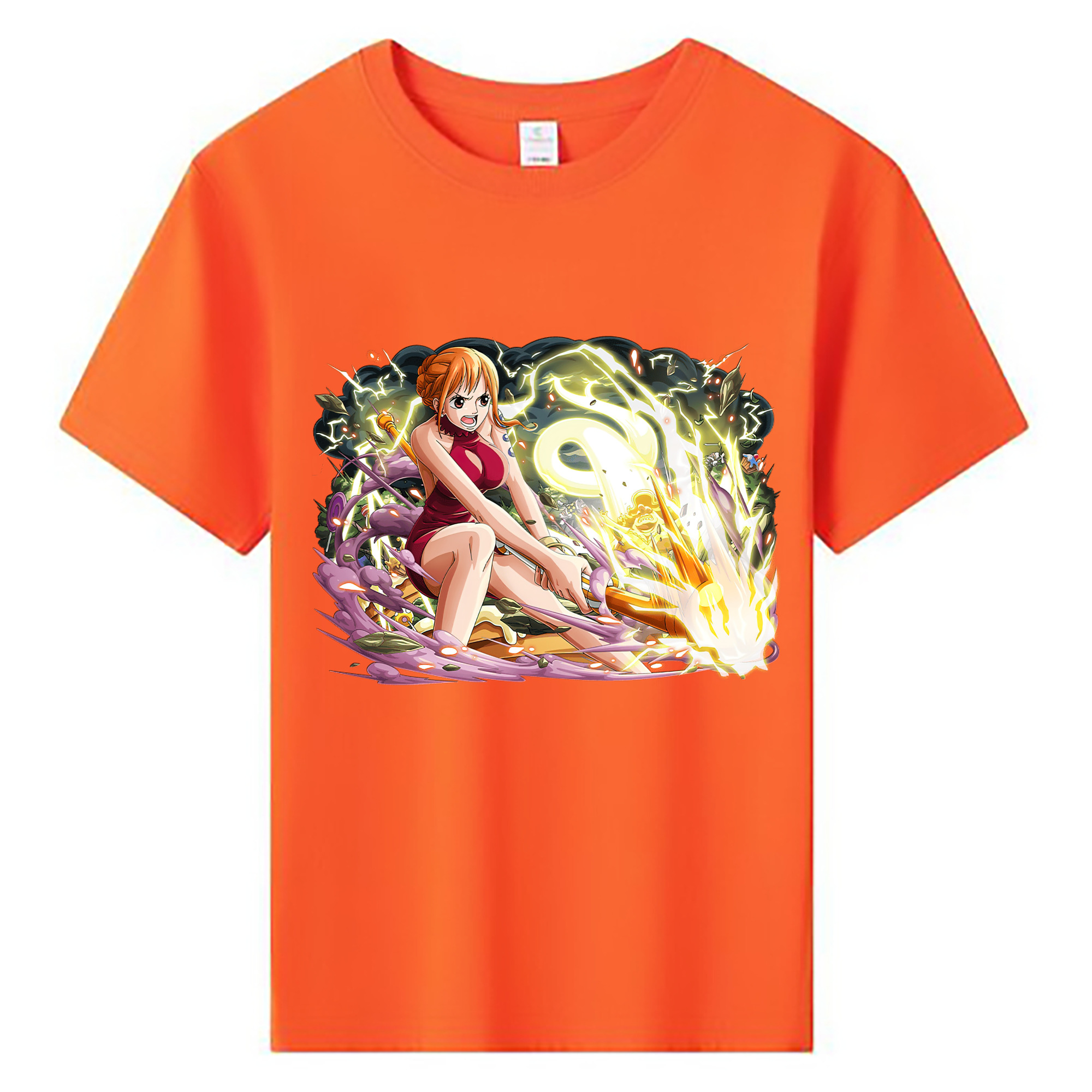ワンピース ナミ ONE PIECE Nami 綿100％キッズTシャツ（フロントプリント）