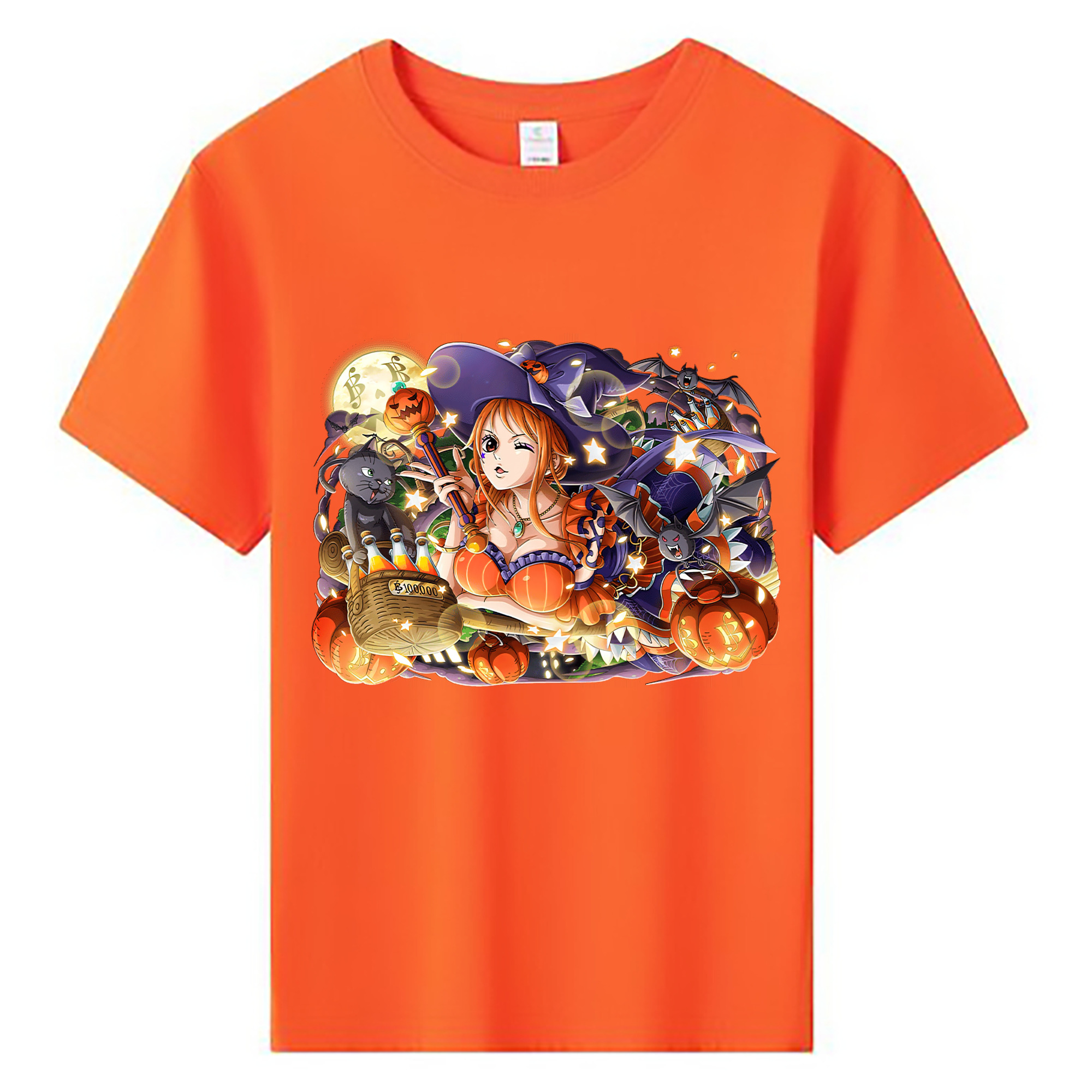 ワンピース ナミ ONE PIECE Nami 綿100％キッズTシャツ（フロントプリント）