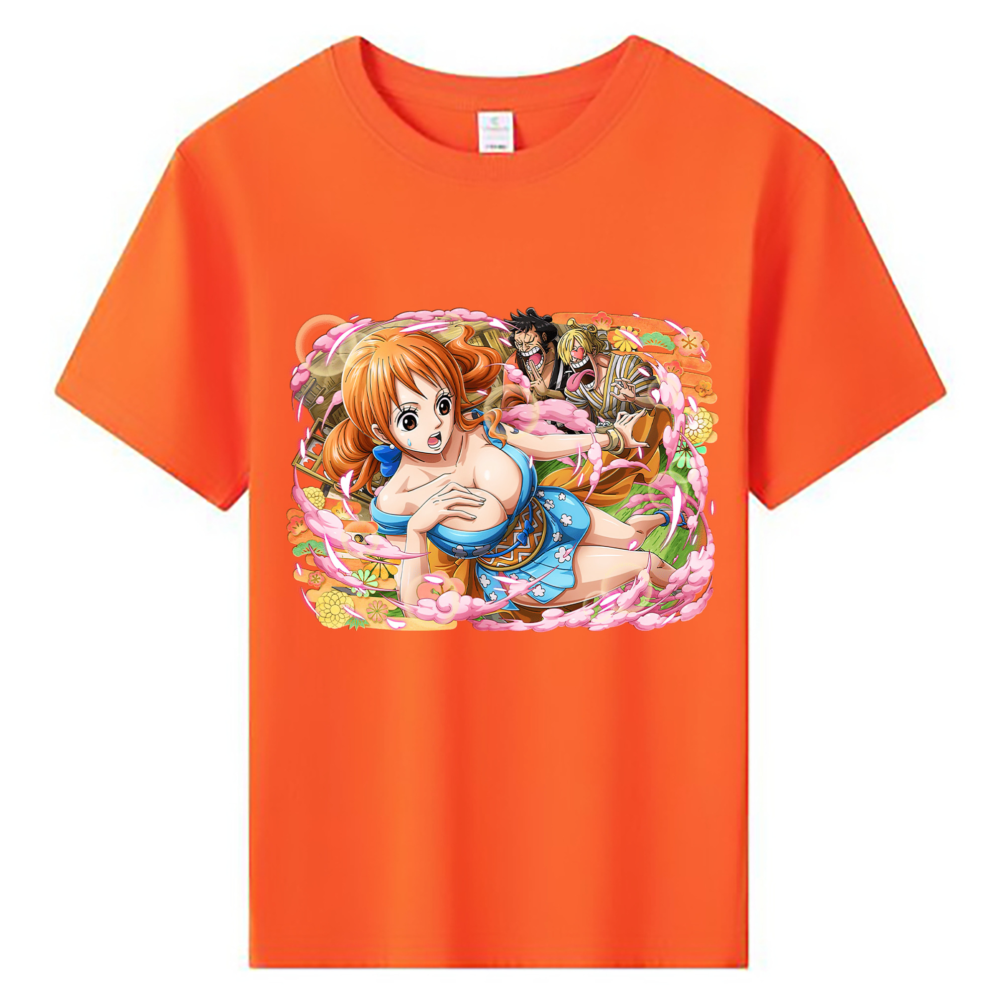 ワンピース ナミ ONE PIECE Nami 綿100％キッズTシャツ（フロントプリント）