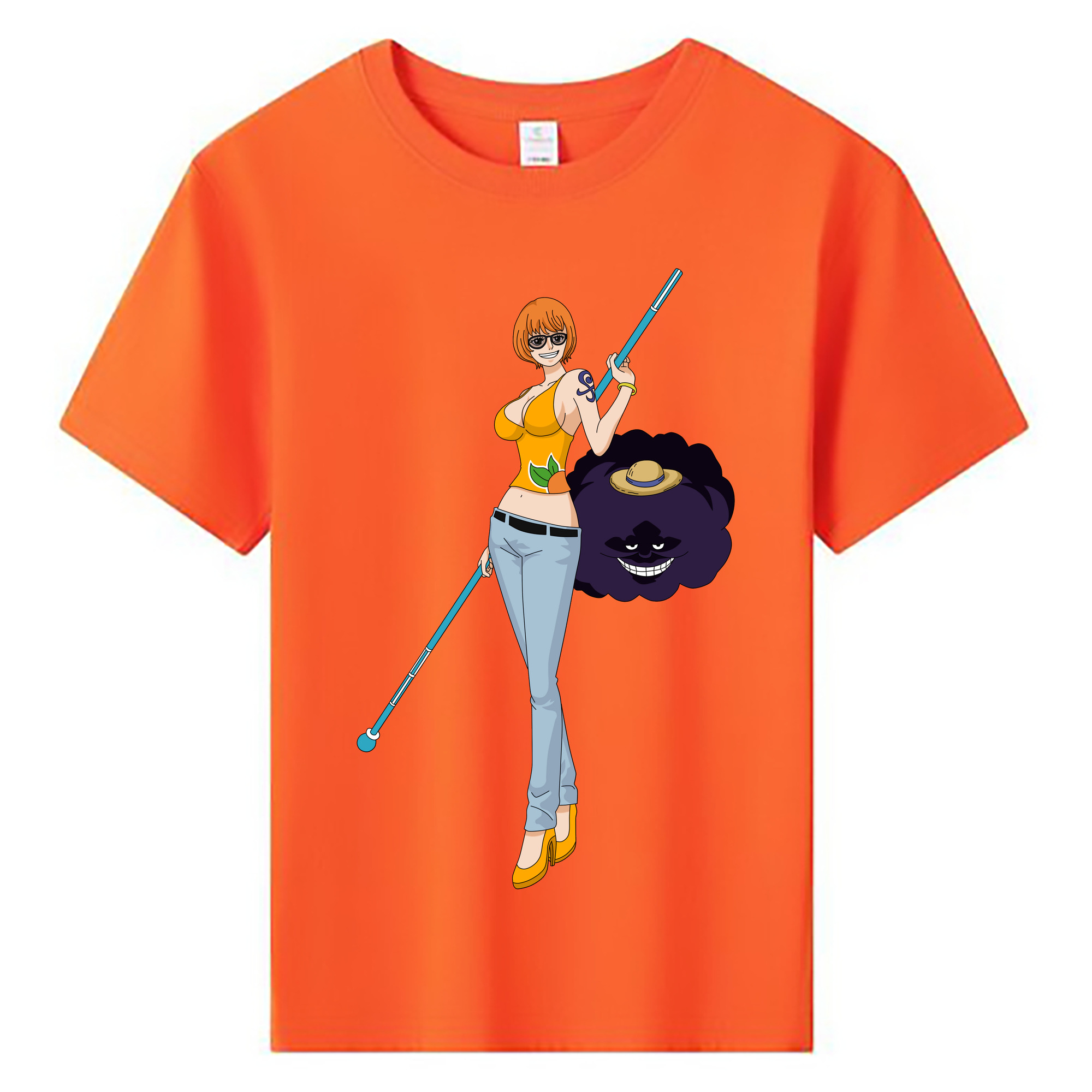 ワンピース ナミ ONE PIECE Nami 綿100％キッズTシャツ（フロントプリント）