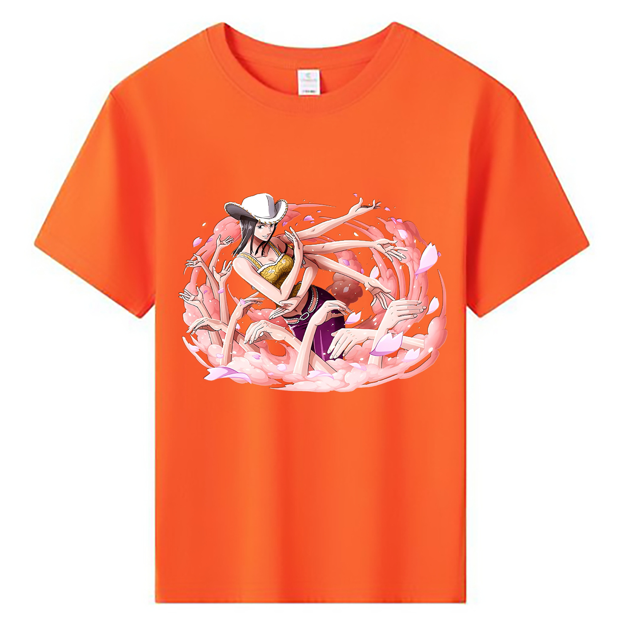 ワンピース ニコ・ロビン ONE PIECE Nico Robin 綿100％キッズTシャツ（フロントプリント）