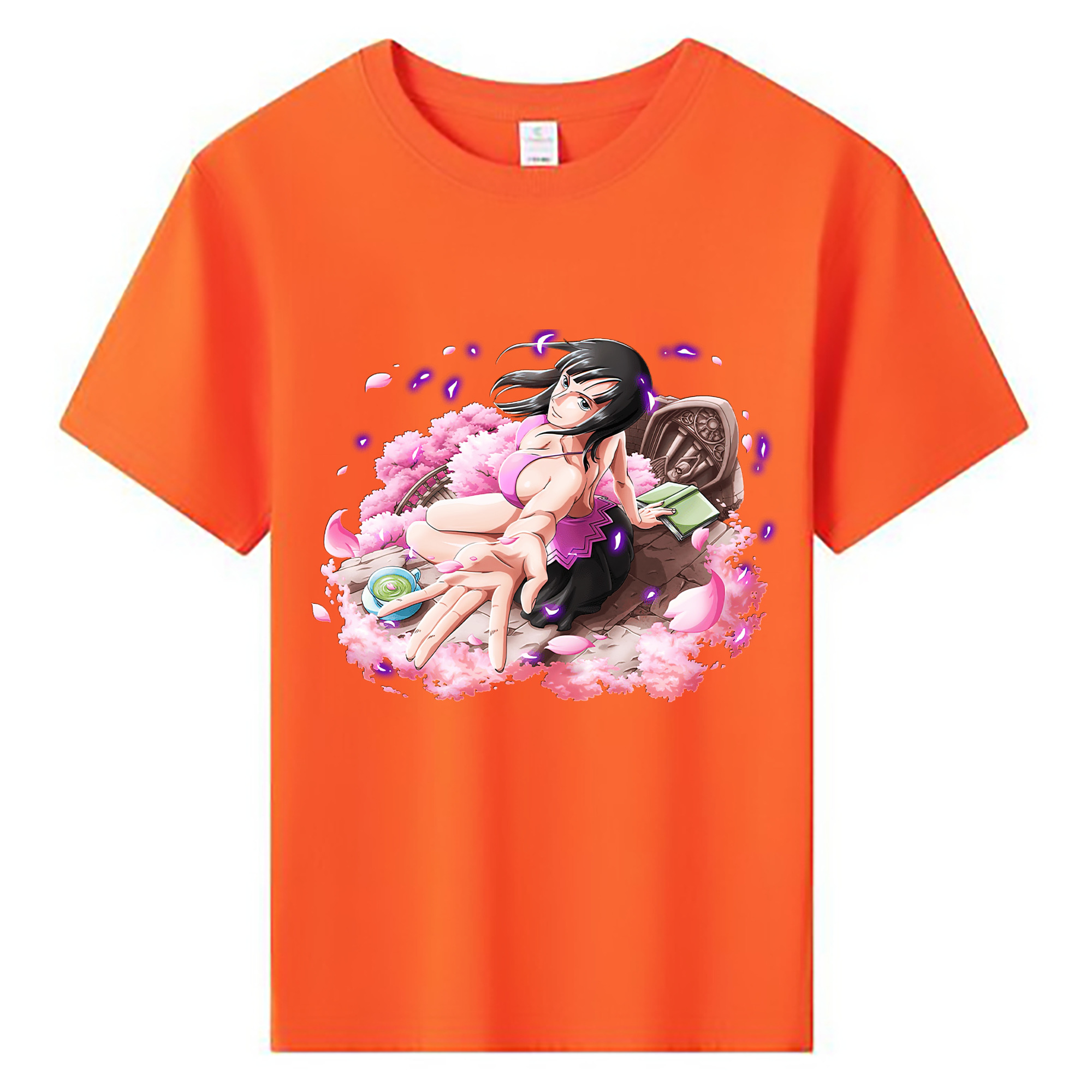 （画像用） ワンピース ニコ・ロビン ONE PIECE Nico Robin 綿100％キッズTシャツ（フロントプリント）