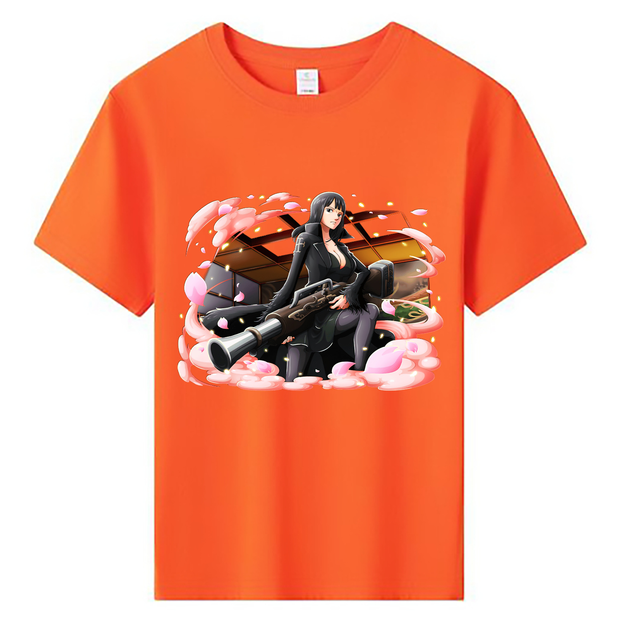 （画像用） ワンピース ニコ・ロビン ONE PIECE Nico Robin 綿100％キッズTシャツ（フロントプリント）