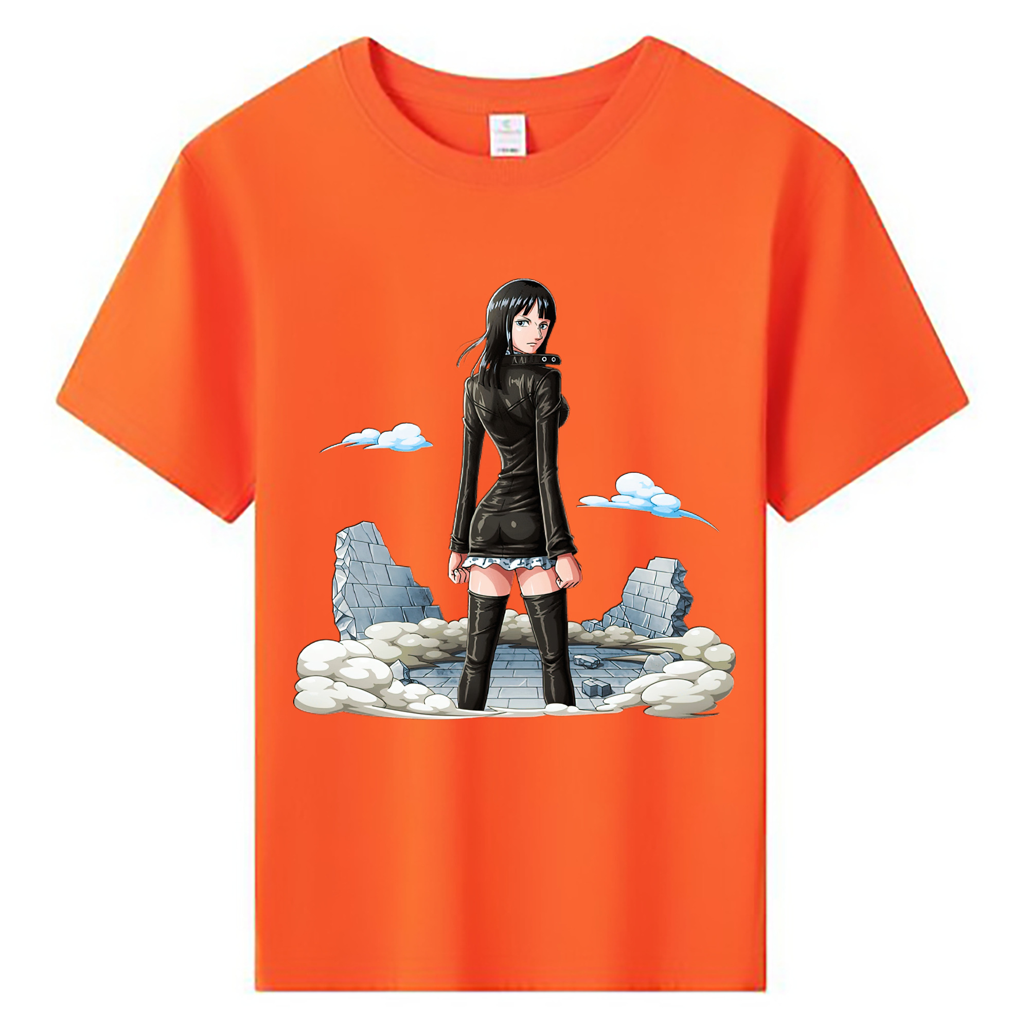 ワンピース ニコ・ロビン ONE PIECE Nico Robin 綿100％キッズTシャツ（フロントプリント）