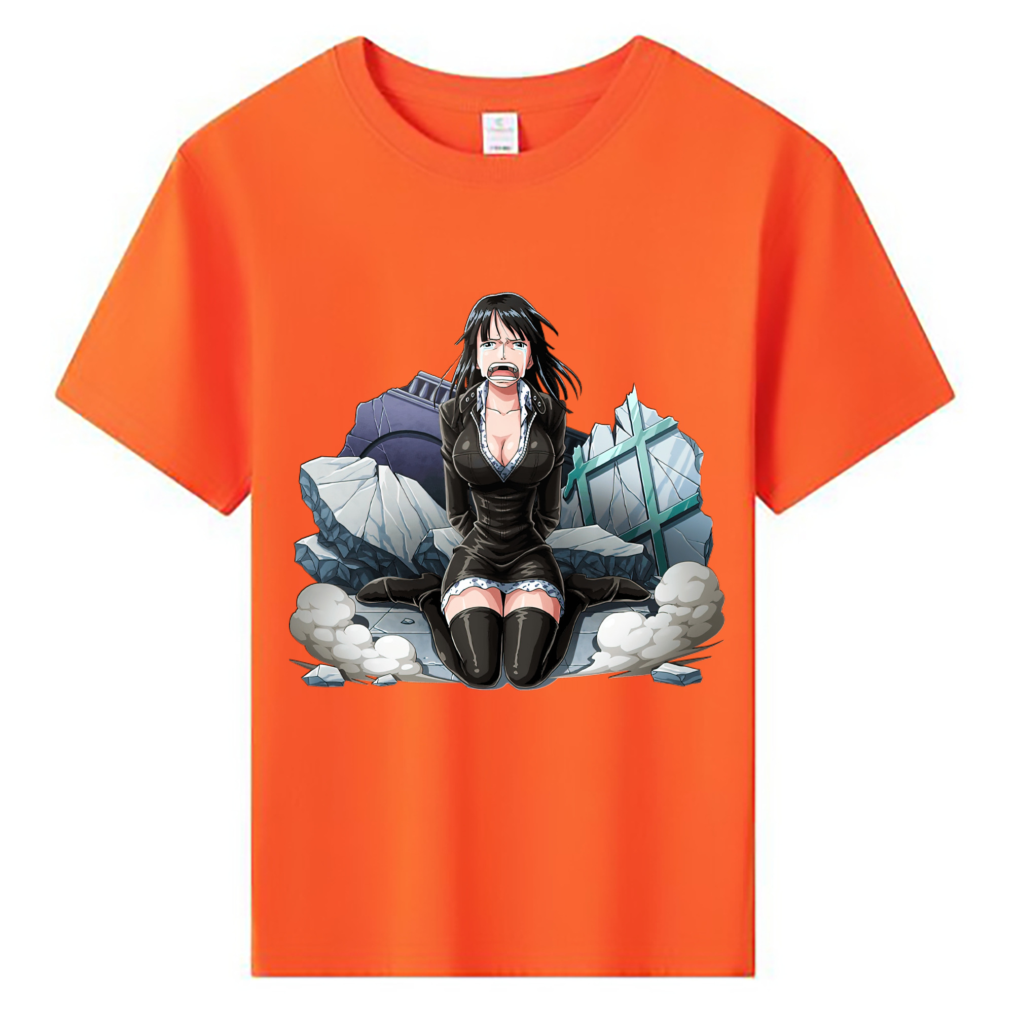 ワンピース ニコ・ロビン ONE PIECE Nico Robin 綿100％キッズTシャツ（フロントプリント）