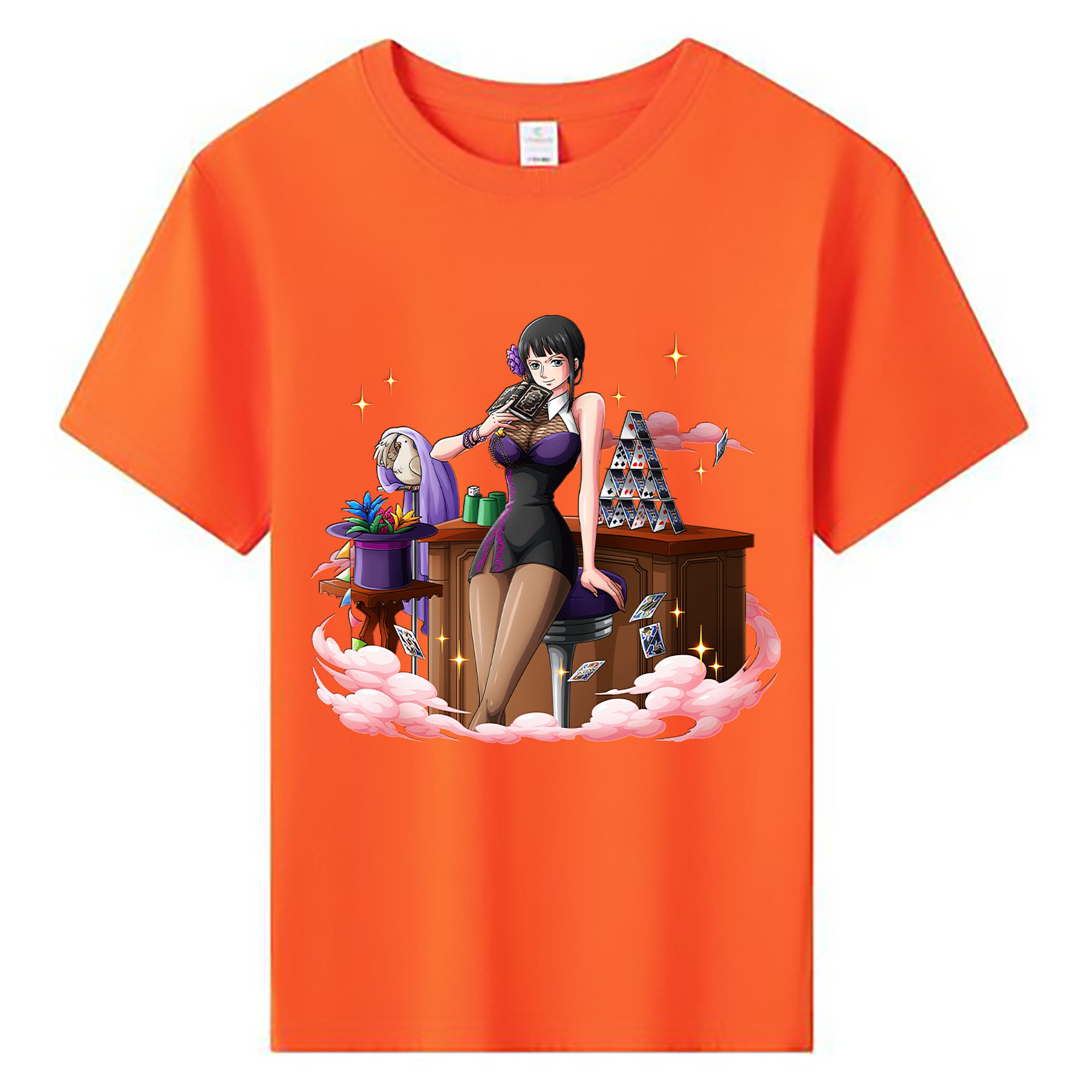 ワンピース ニコ・ロビン ONE PIECE Nico Robin 綿100％キッズTシャツ（フロントプリント）