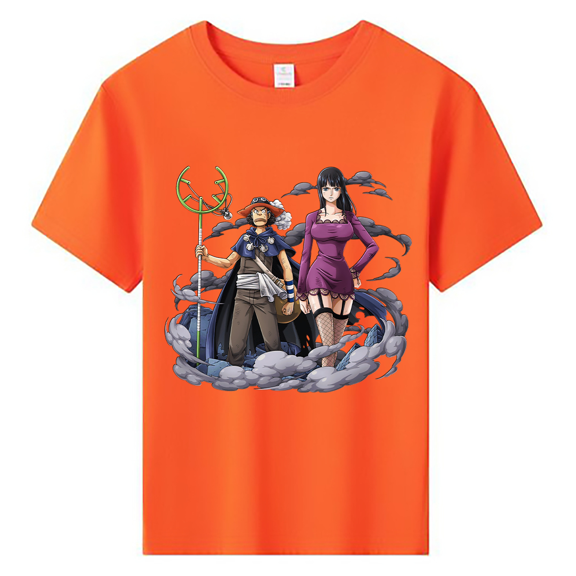 ワンピース ニコ・ロビン ONE PIECE Nico Robin 綿100％キッズTシャツ（フロントプリント）