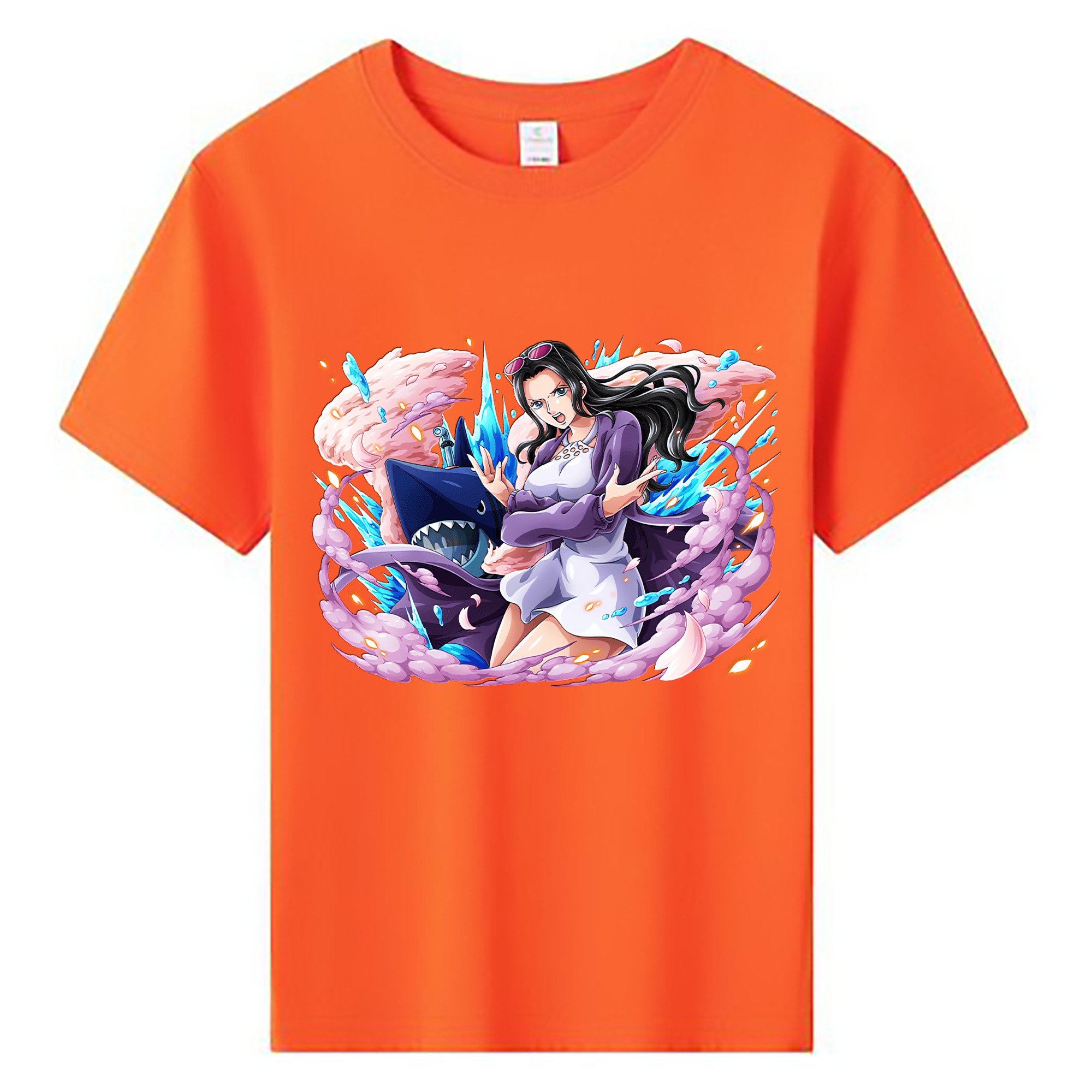 （画像用） ワンピース ニコ・ロビン ONE PIECE Nico Robin 綿100％キッズTシャツ（フロントプリント）