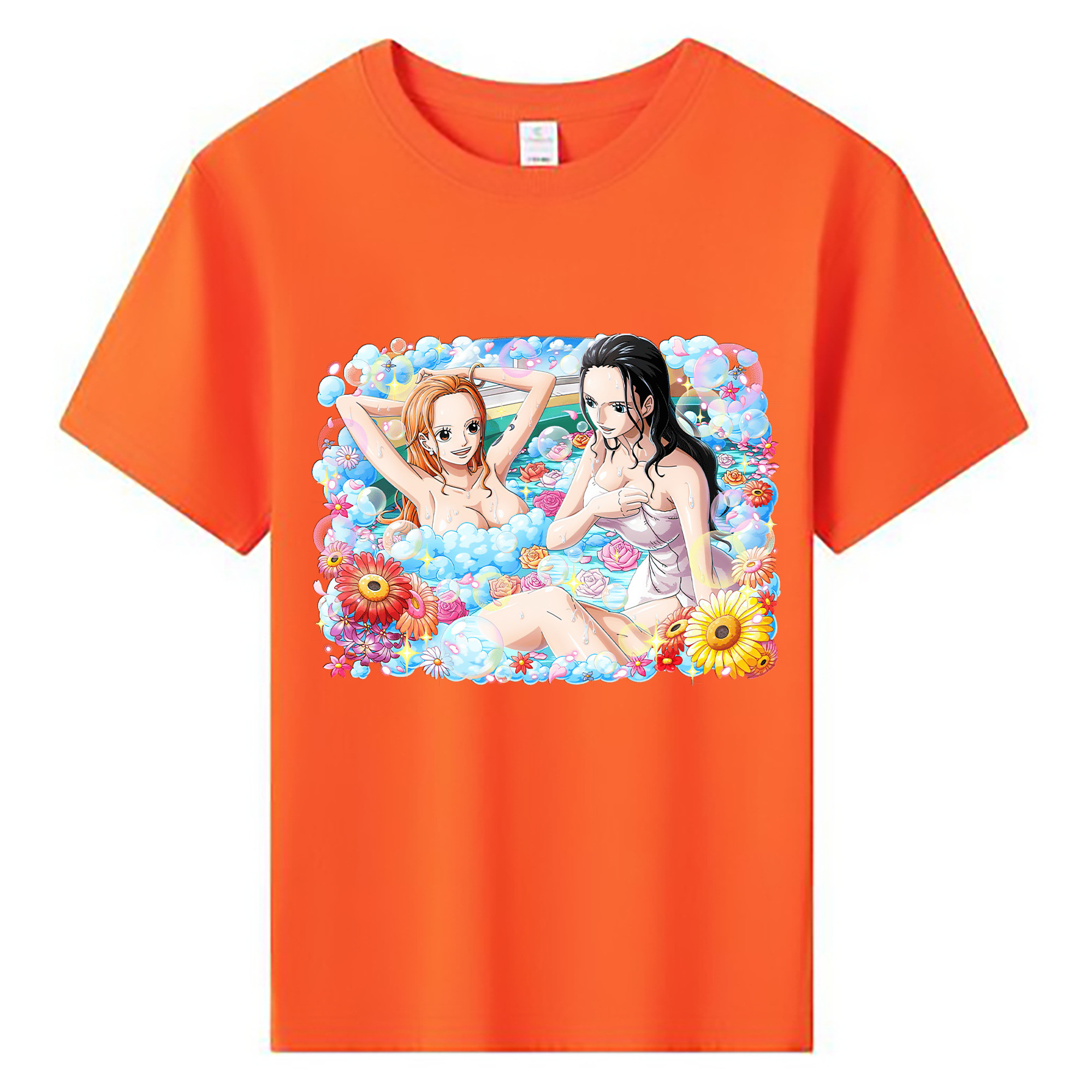 ワンピース ニコ・ロビン ONE PIECE Nico Robin 綿100％キッズTシャツ（フロントプリント）