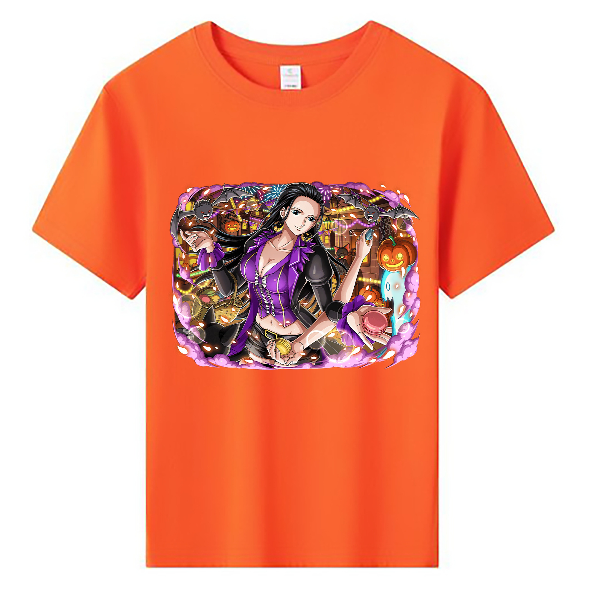 ワンピース ニコ・ロビン ONE PIECE Nico Robin 綿100％キッズTシャツ（フロントプリント）