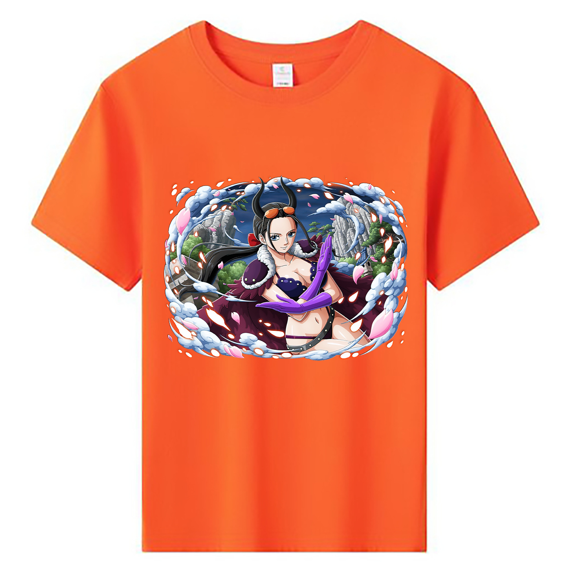 ワンピース ニコ・ロビン ONE PIECE Nico Robin 綿100％キッズTシャツ（フロントプリント）