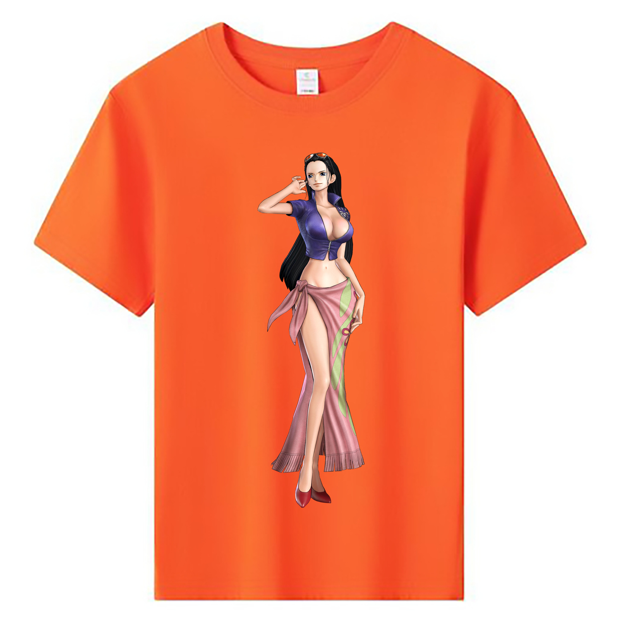 ワンピース ニコ・ロビン ONE PIECE Nico Robin 綿100％キッズTシャツ（フロントプリント）