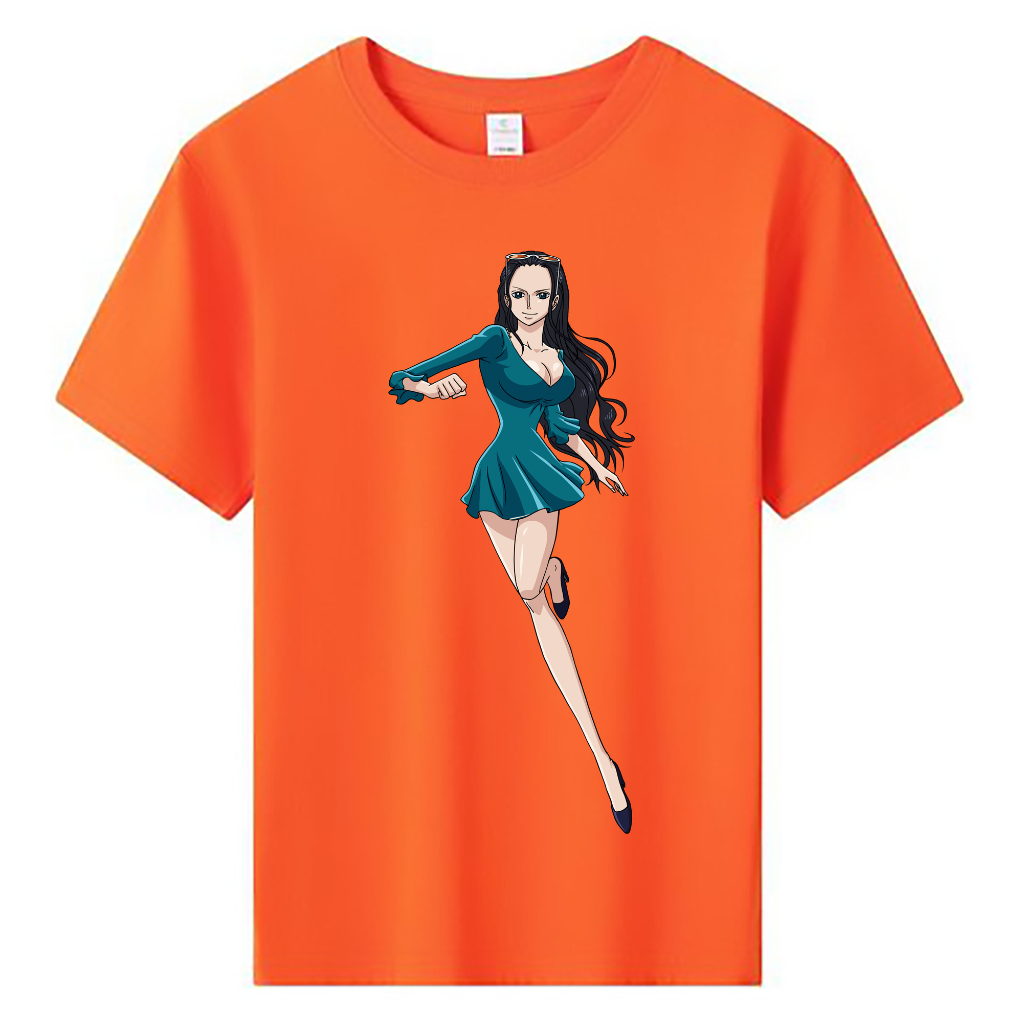 ワンピース ニコ・ロビン ONE PIECE Nico Robin 綿100％キッズTシャツ（フロントプリント）