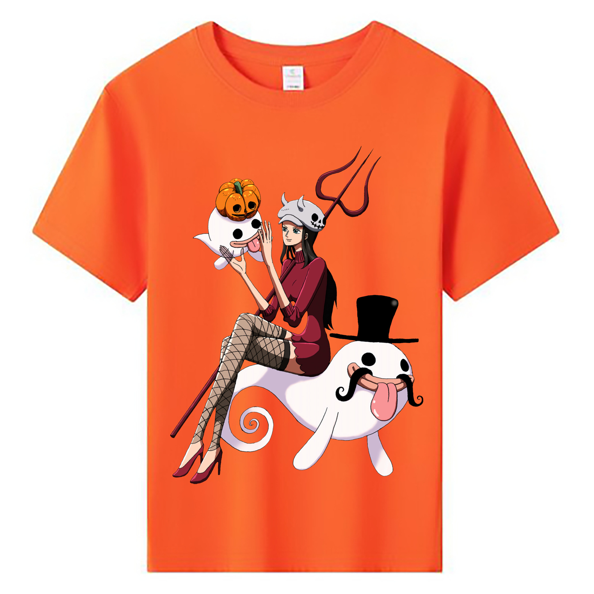 ワンピース ニコ・ロビン ONE PIECE Nico Robin 綿100％キッズTシャツ（フロントプリント）