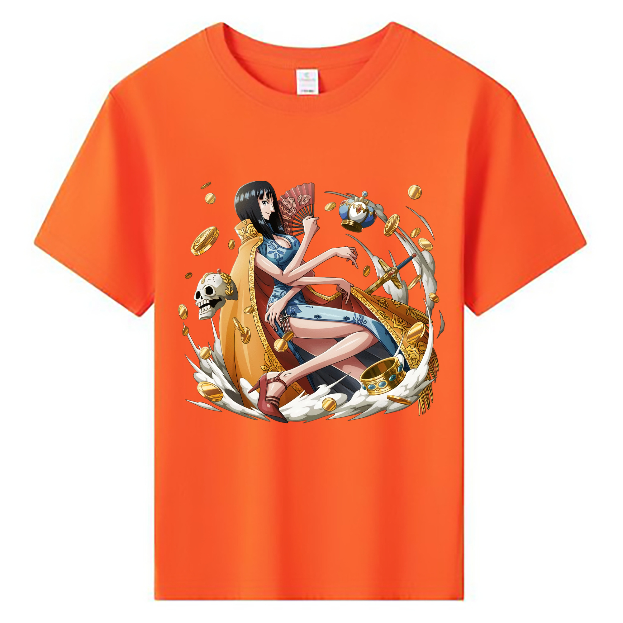 ワンピース ニコ・ロビン ONE PIECE Nico Robin 綿100％キッズTシャツ（フロントプリント）