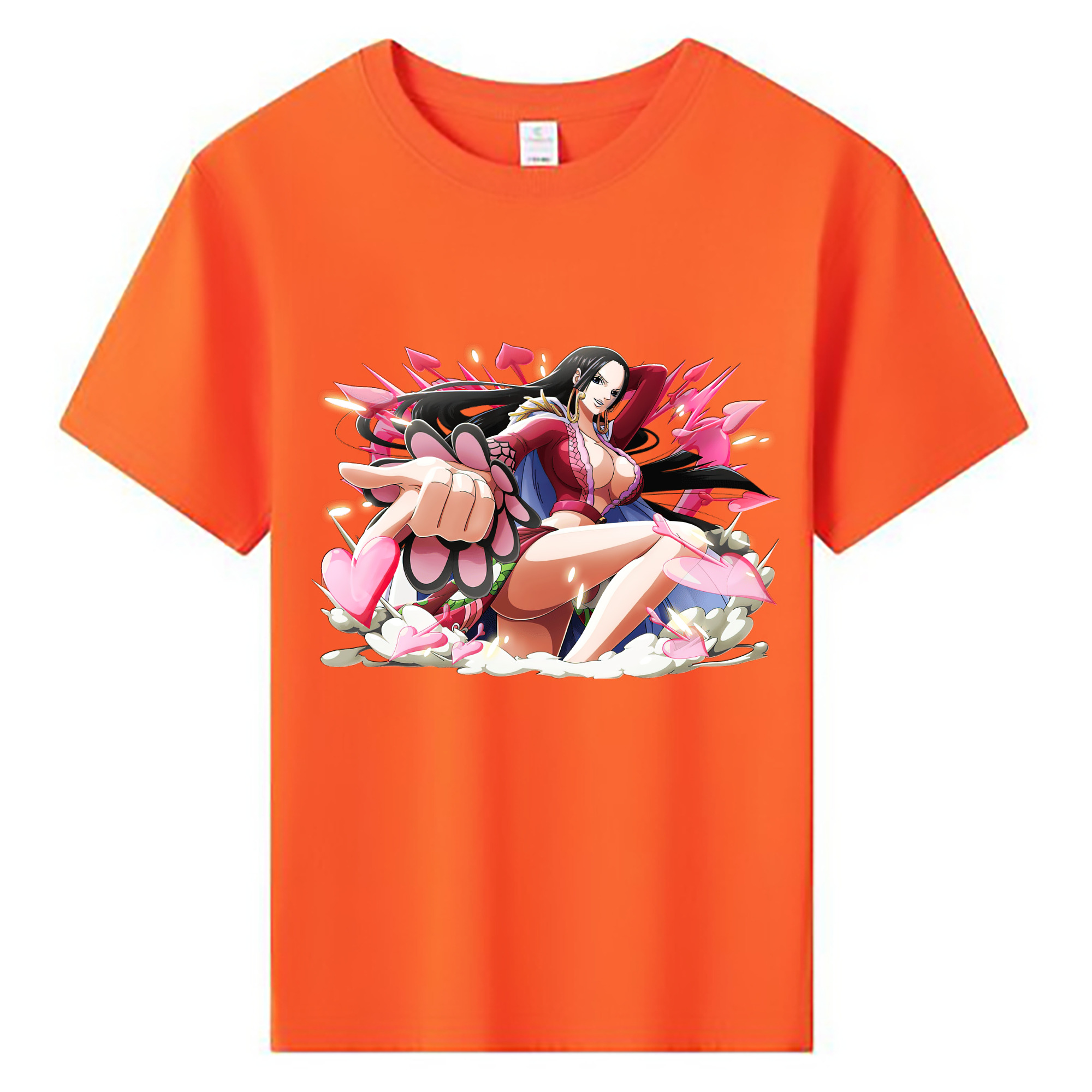 ワンピース ボア・ハンコック ONE PIECE Boa·Hancock 綿100％キッズTシャツ（フロントプリント）