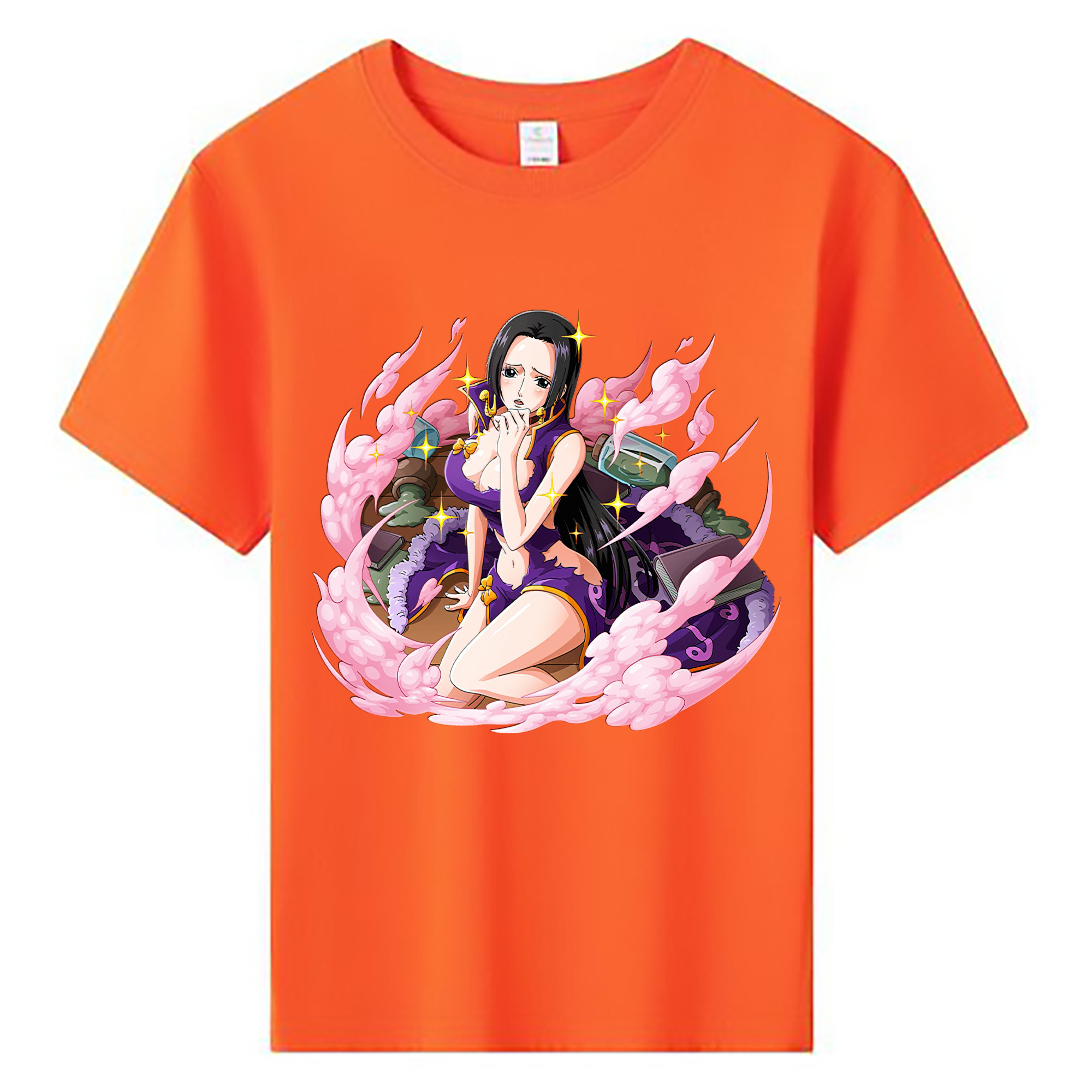 ワンピース ボア・ハンコック ONE PIECE Boa·Hancock 綿100％キッズTシャツ（フロントプリント）