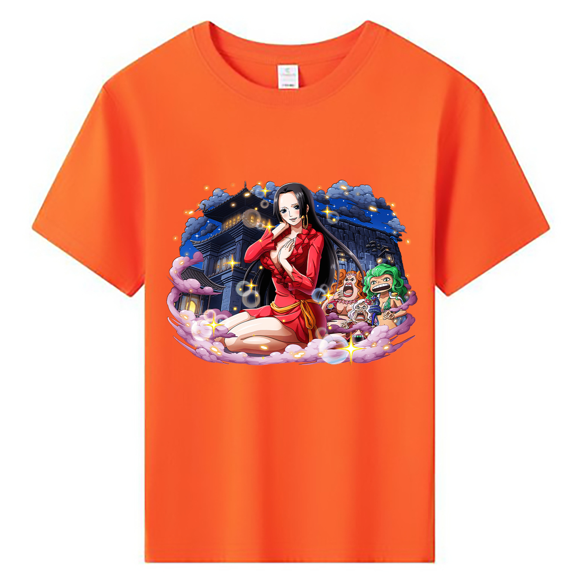 ワンピース ボア・ハンコック ONE PIECE Boa·Hancock 綿100％キッズTシャツ（フロントプリント）