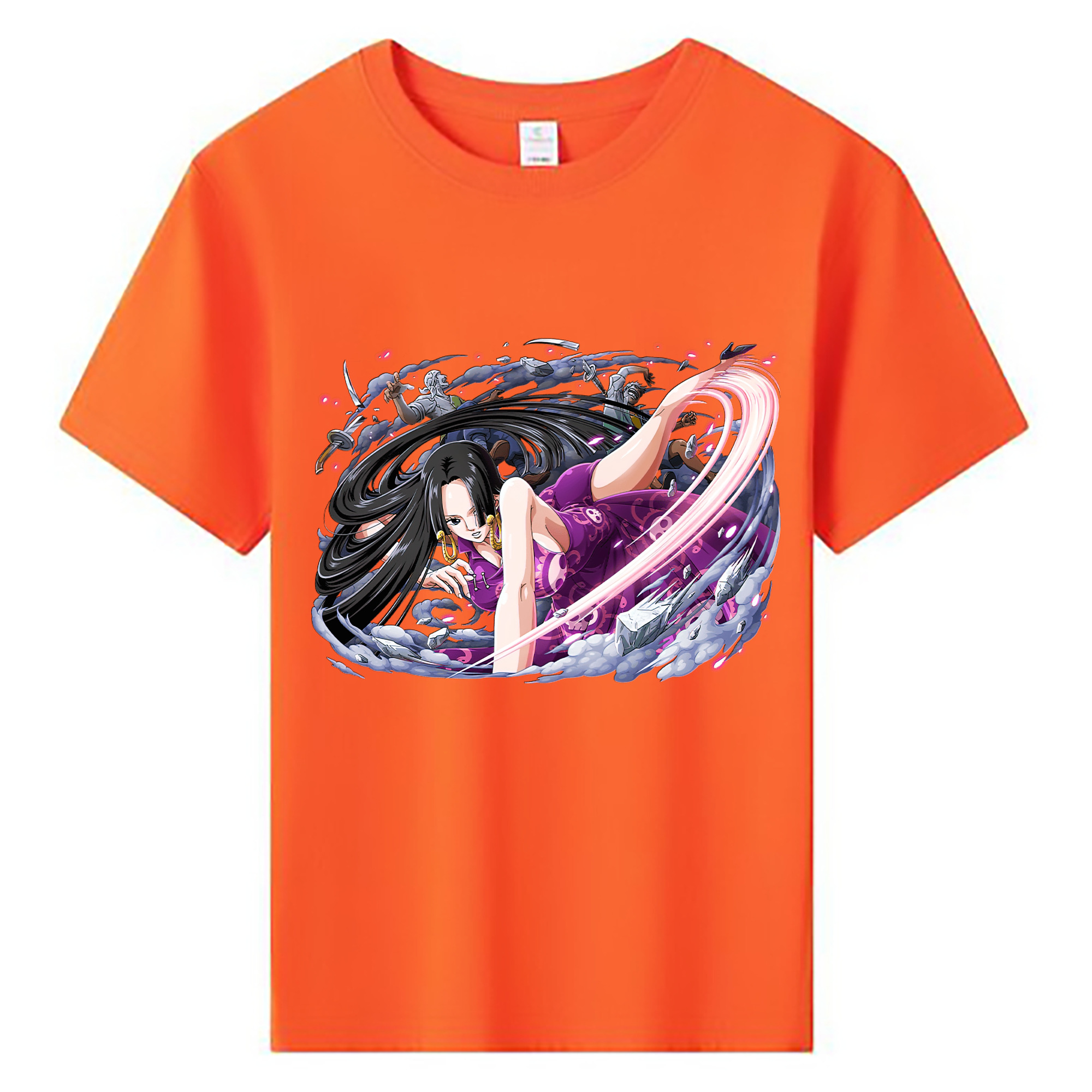 ワンピース ボア・ハンコック ONE PIECE Boa·Hancock 綿100％キッズTシャツ（フロントプリント）