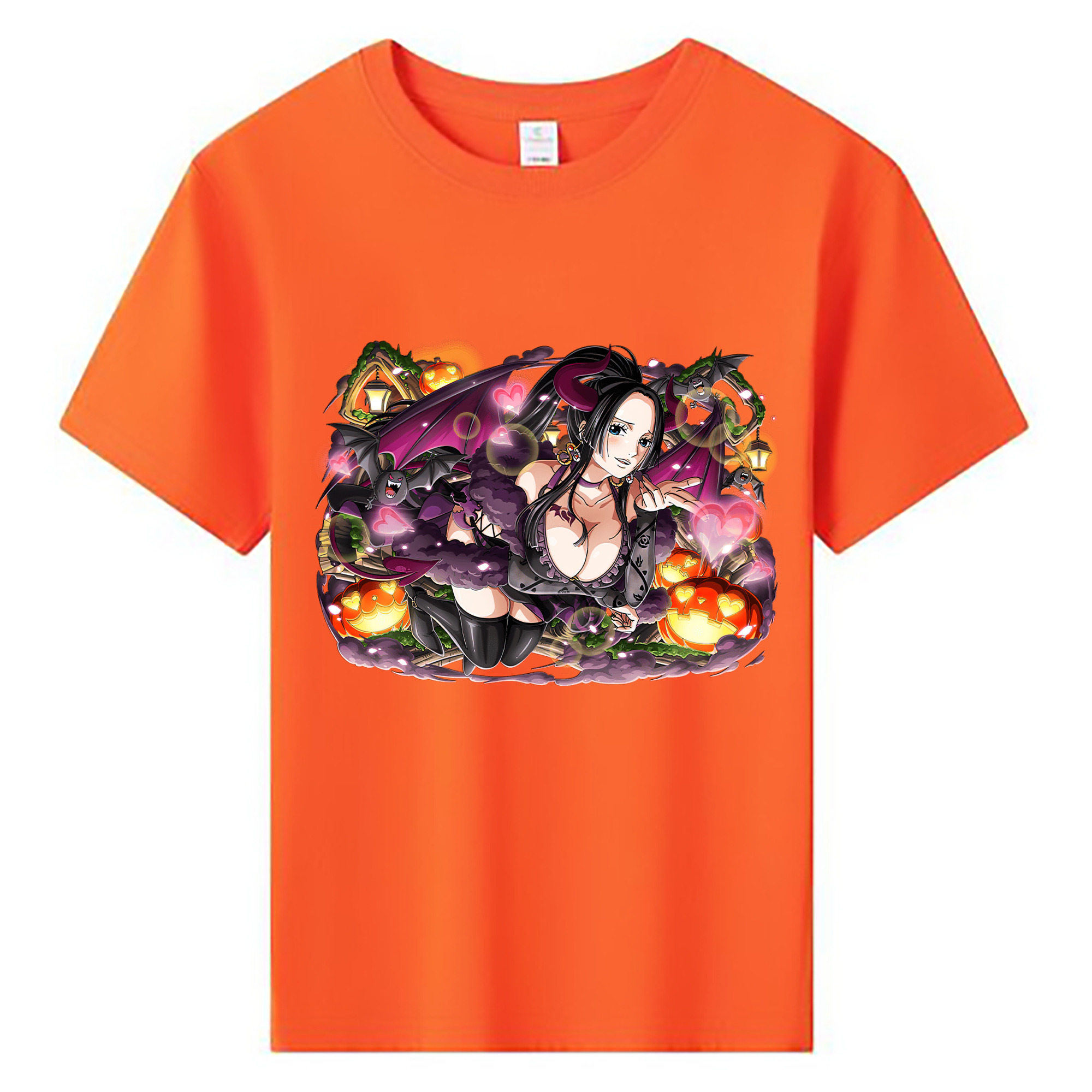 ワンピース ボア・ハンコック ONE PIECE Boa·Hancock 綿100％キッズTシャツ（フロントプリント）