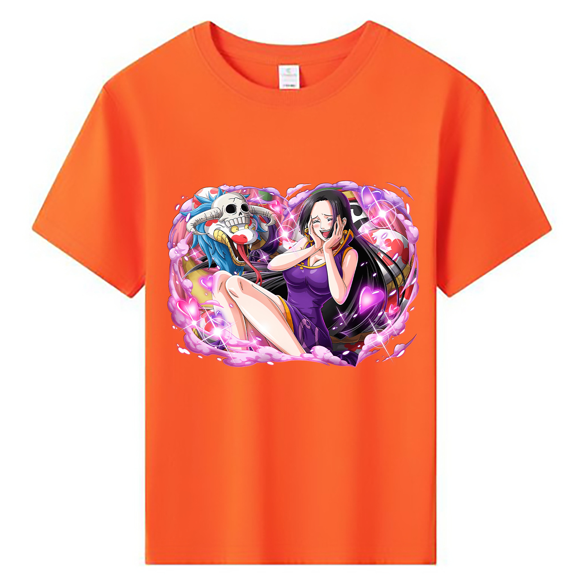 ワンピース ボア・ハンコック ONE PIECE Boa·Hancock 綿100％キッズTシャツ（フロントプリント）