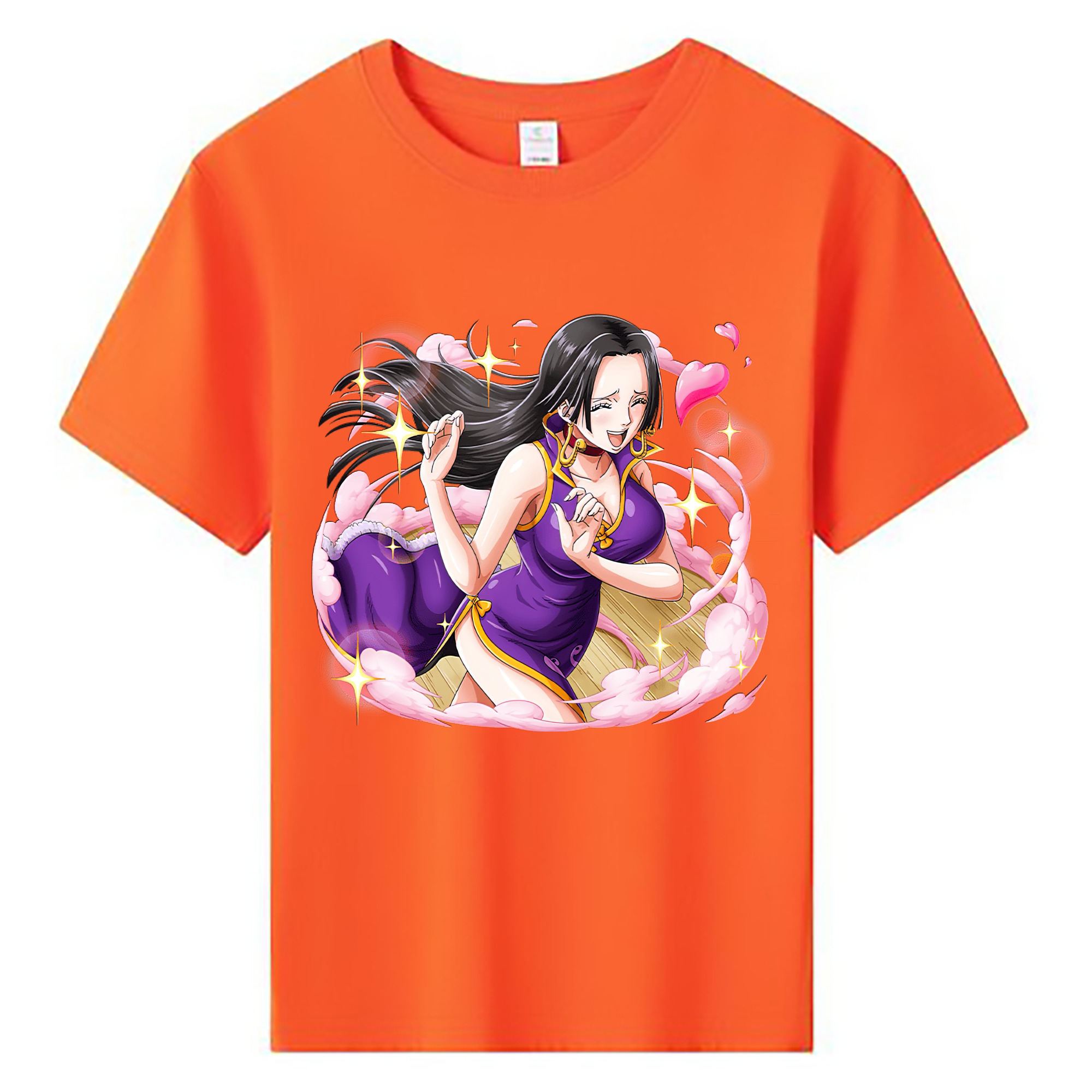 （画像用） ワンピース ボア・ハンコック ONE PIECE Boa·Hancock 綿100％キッズTシャツ（フロントプリント）