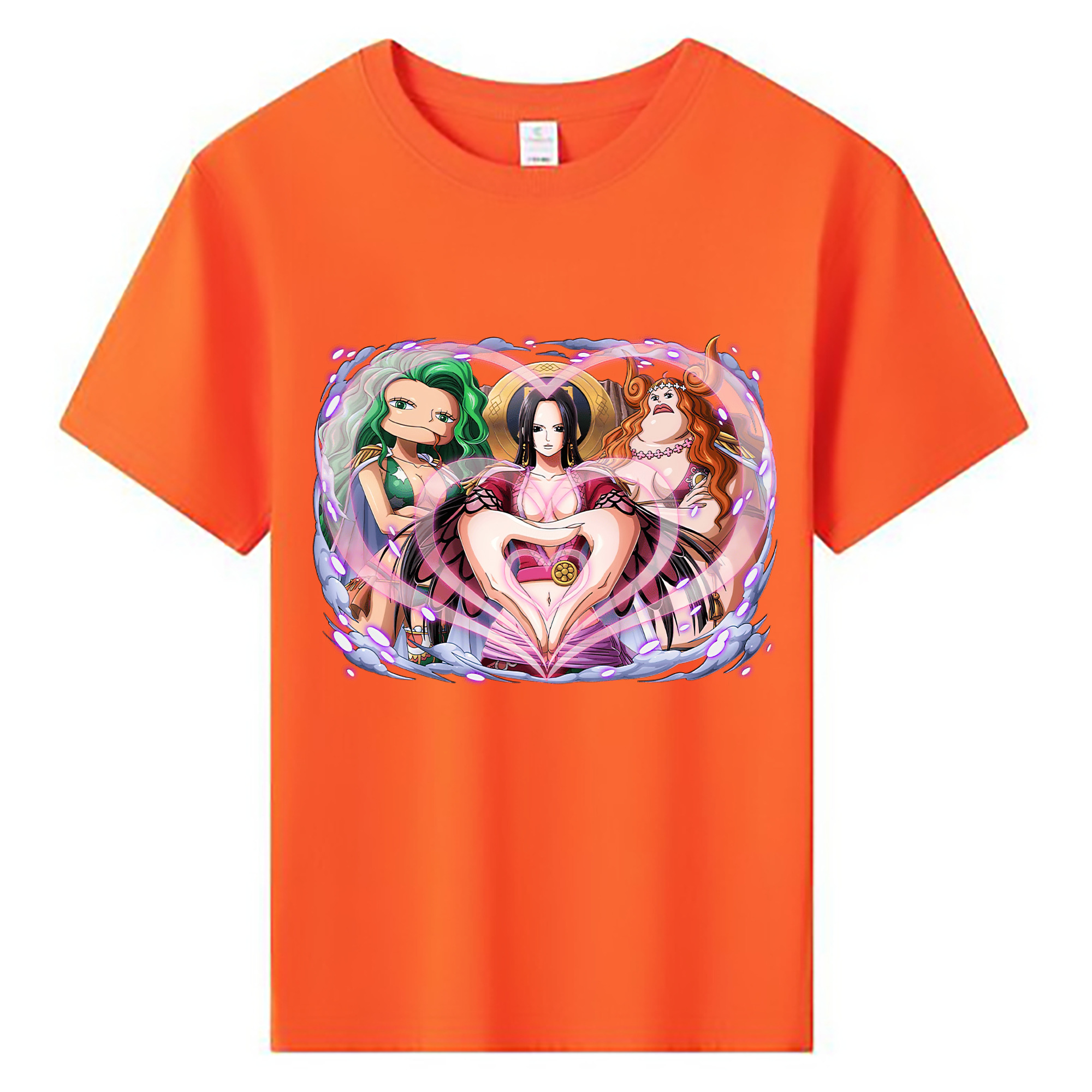 ワンピース ボア・ハンコック ONE PIECE Boa·Hancock 綿100％キッズTシャツ（フロントプリント）