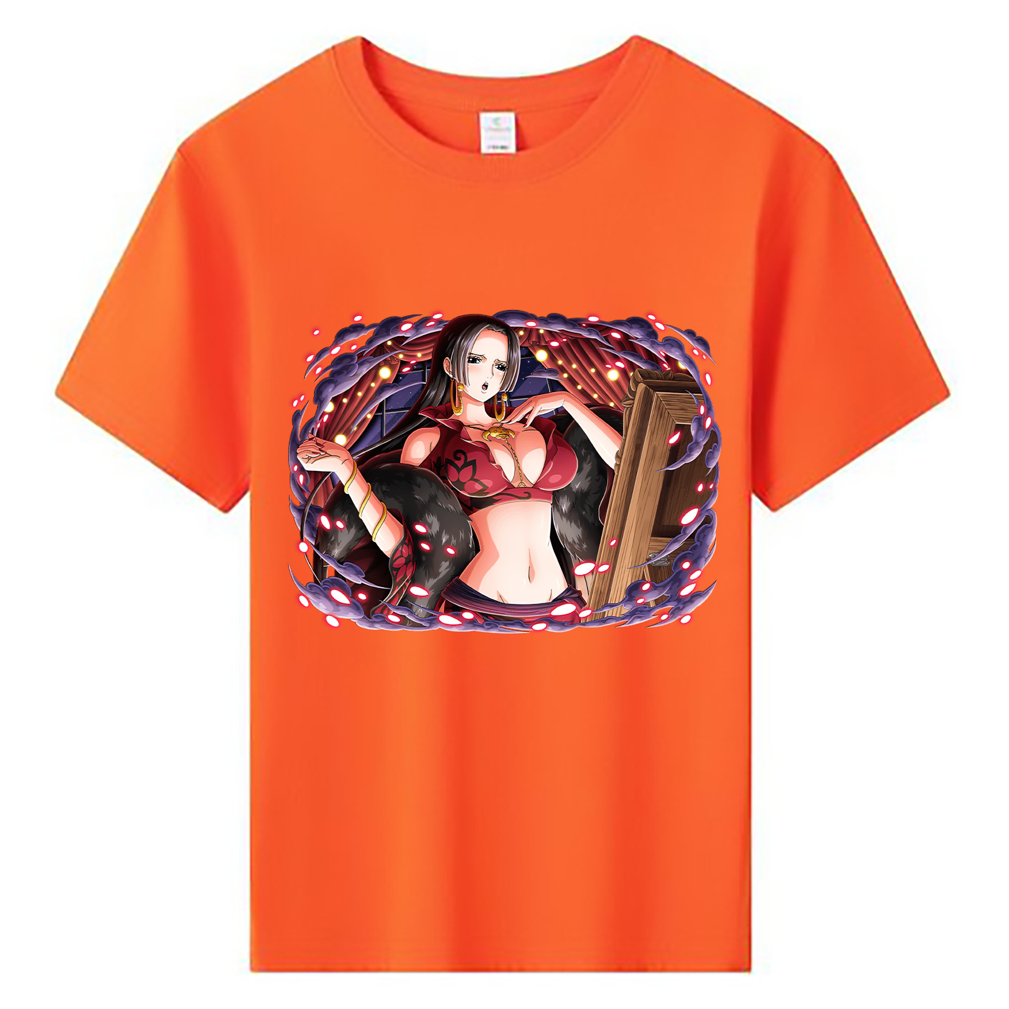 ワンピース ボア・ハンコック ONE PIECE Boa·Hancock 綿100％キッズTシャツ（フロントプリント）