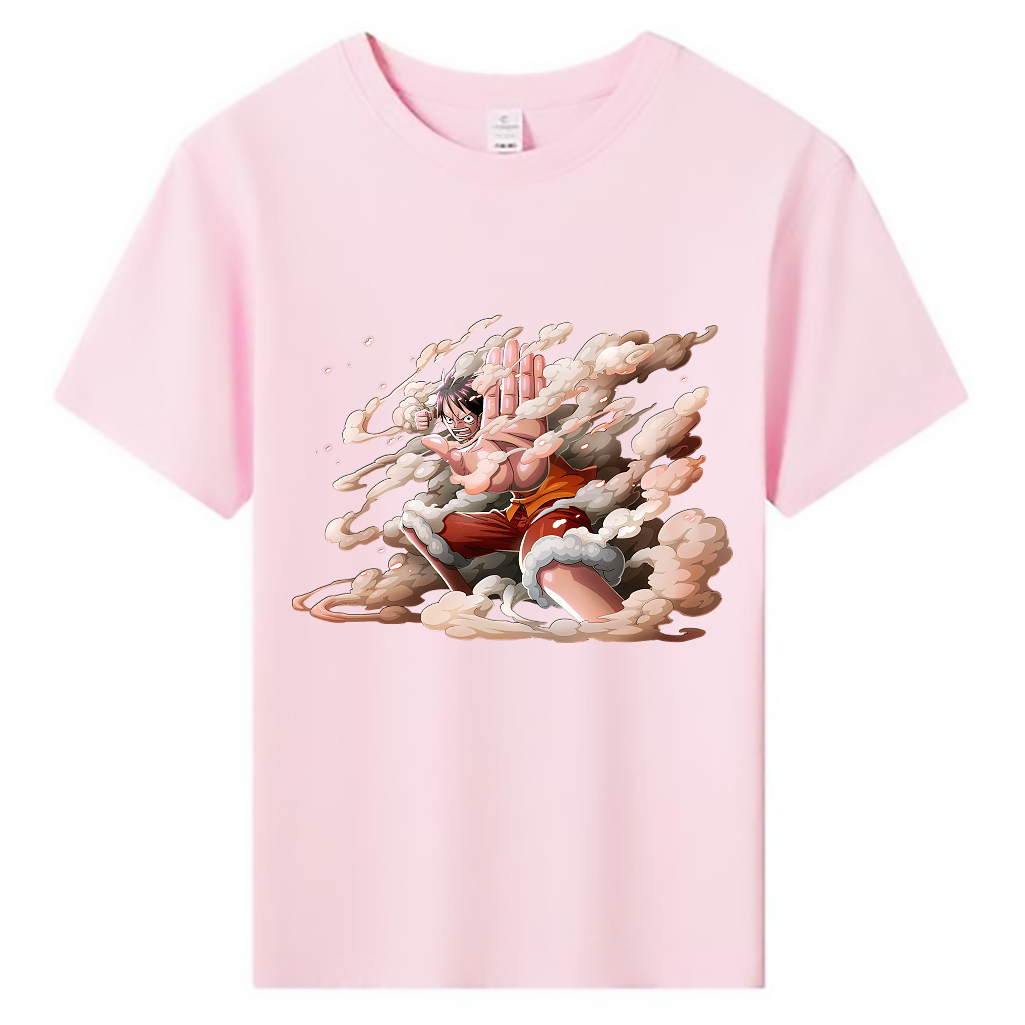 （画像用） ワンピース モンキー・D・ルフィ ONE PIECE Monkey D. Luffy 綿100％キッズTシャツ（フロントプリント）