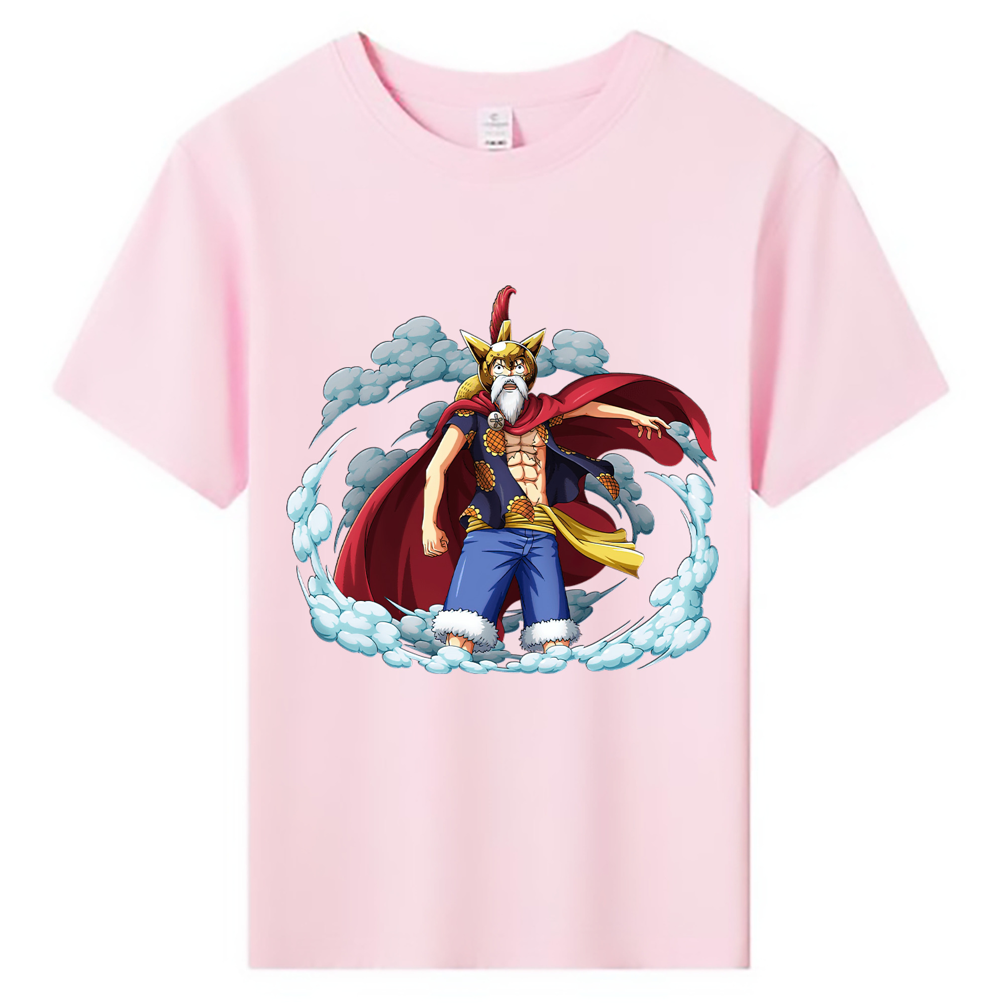 ワンピース モンキー・D・ルフィ ONE PIECE Monkey D. Luffy 綿100％キッズTシャツ（フロントプリント）
