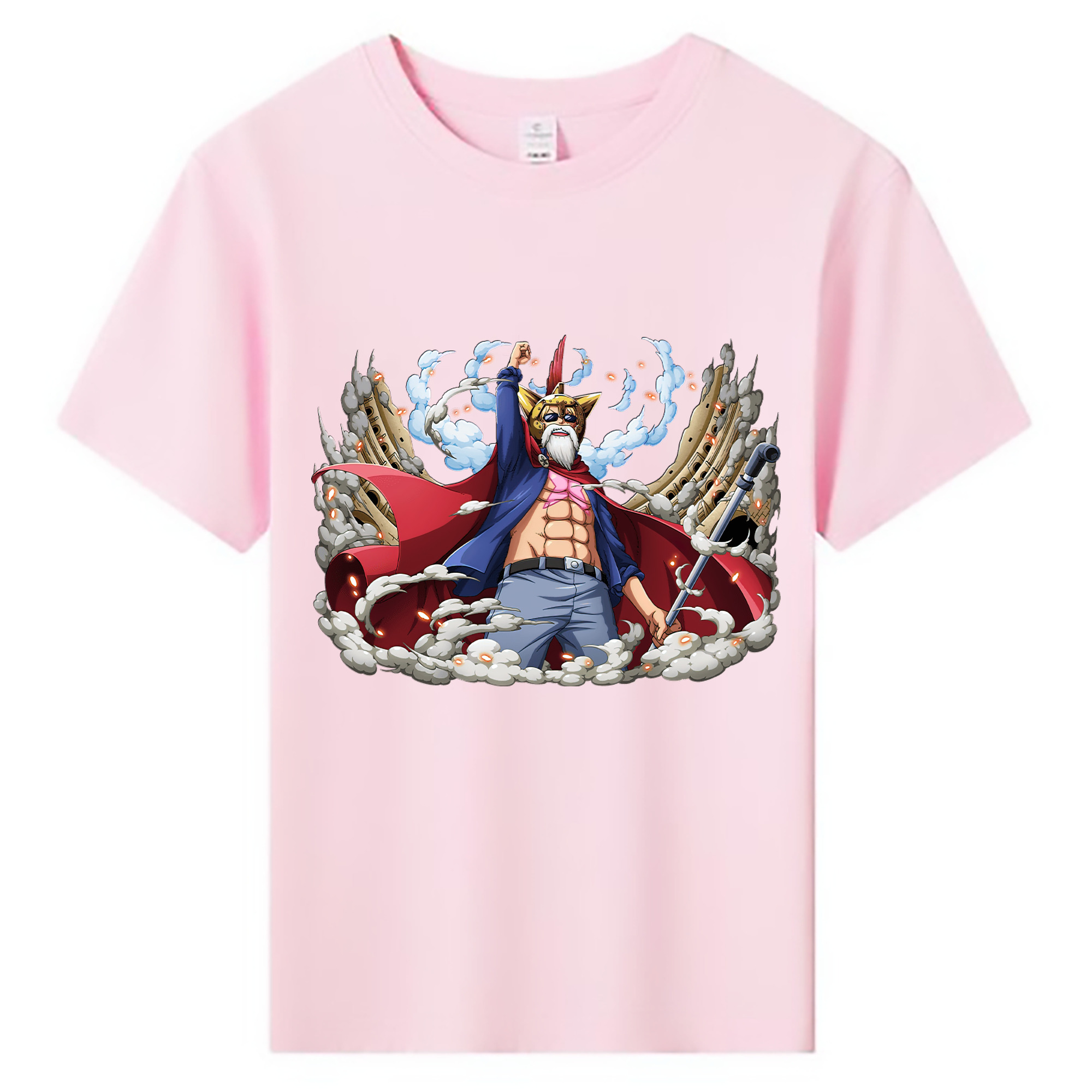 ワンピース モンキー・D・ルフィ ONE PIECE Monkey D. Luffy 綿100％キッズTシャツ（フロントプリント）