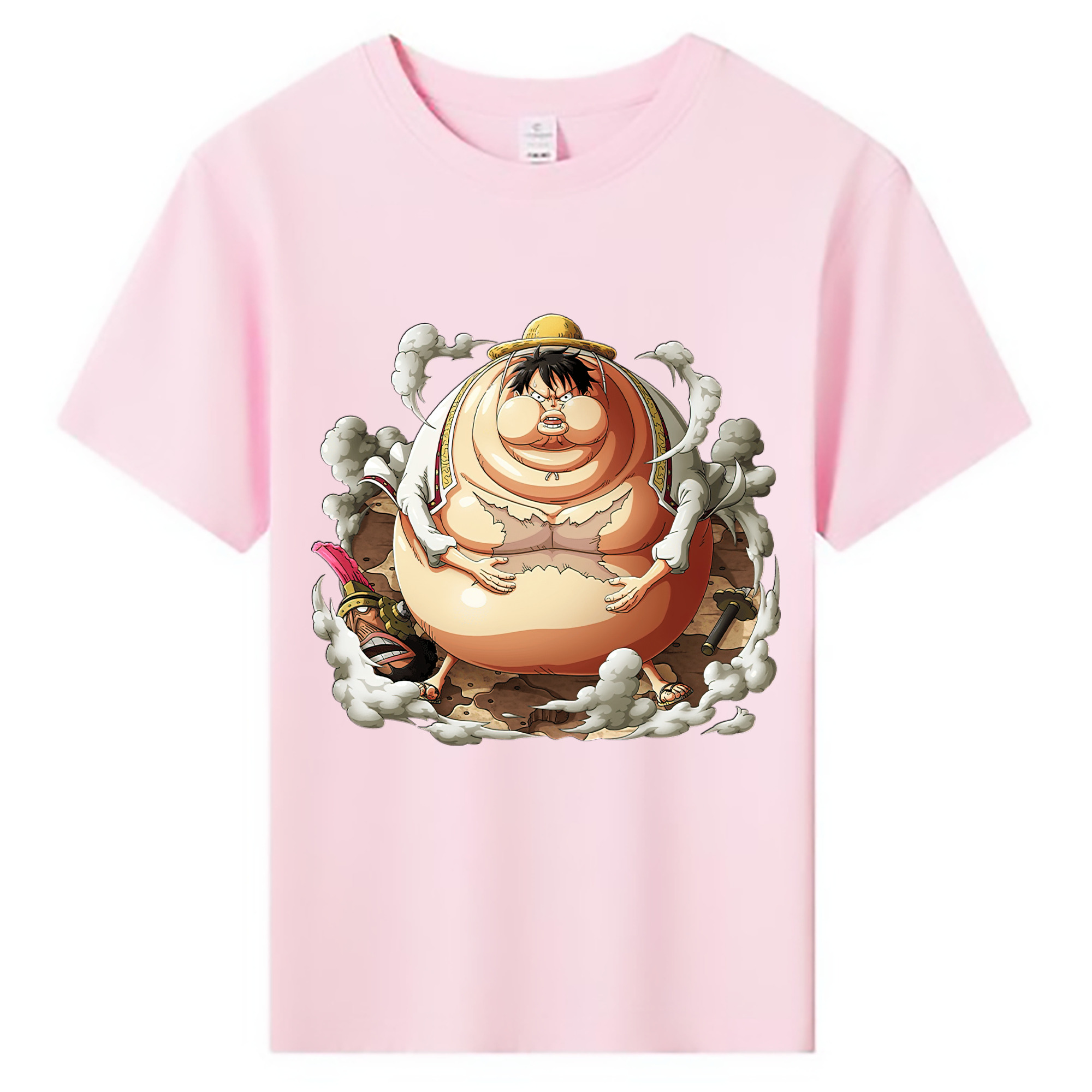 ワンピース モンキー・D・ルフィ ONE PIECE Monkey D. Luffy 綿100％キッズTシャツ（フロントプリント）
