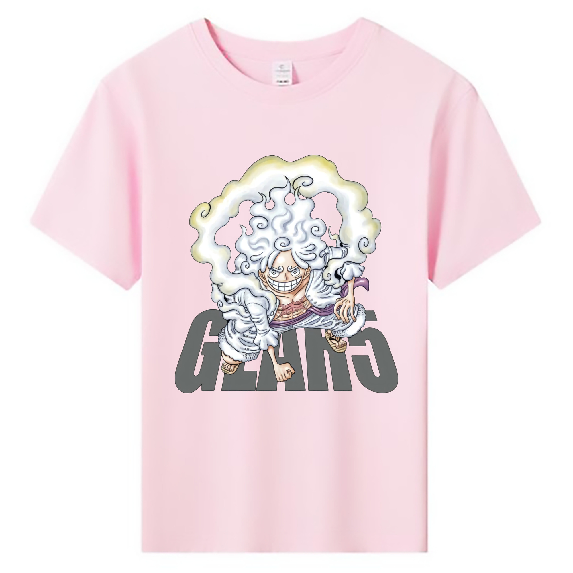 ワンピース モンキー・D・ルフィ ONE PIECE Monkey D. Luffy 綿100％キッズTシャツ（フロントプリント）