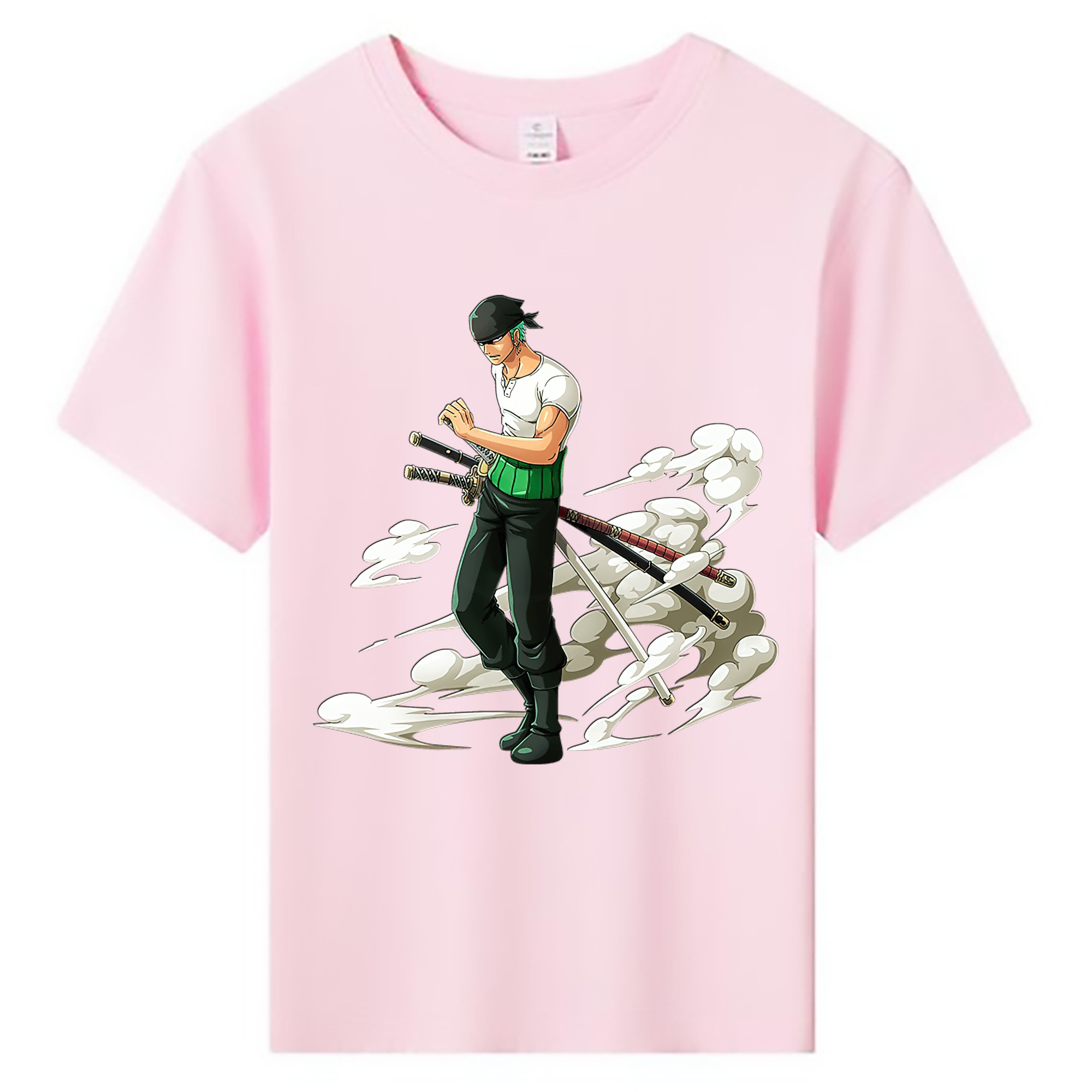 ワンピース ロロノア・ゾロ ONE PIECE Roronoa Zoro 綿100％キッズTシャツ（フロントプリント）