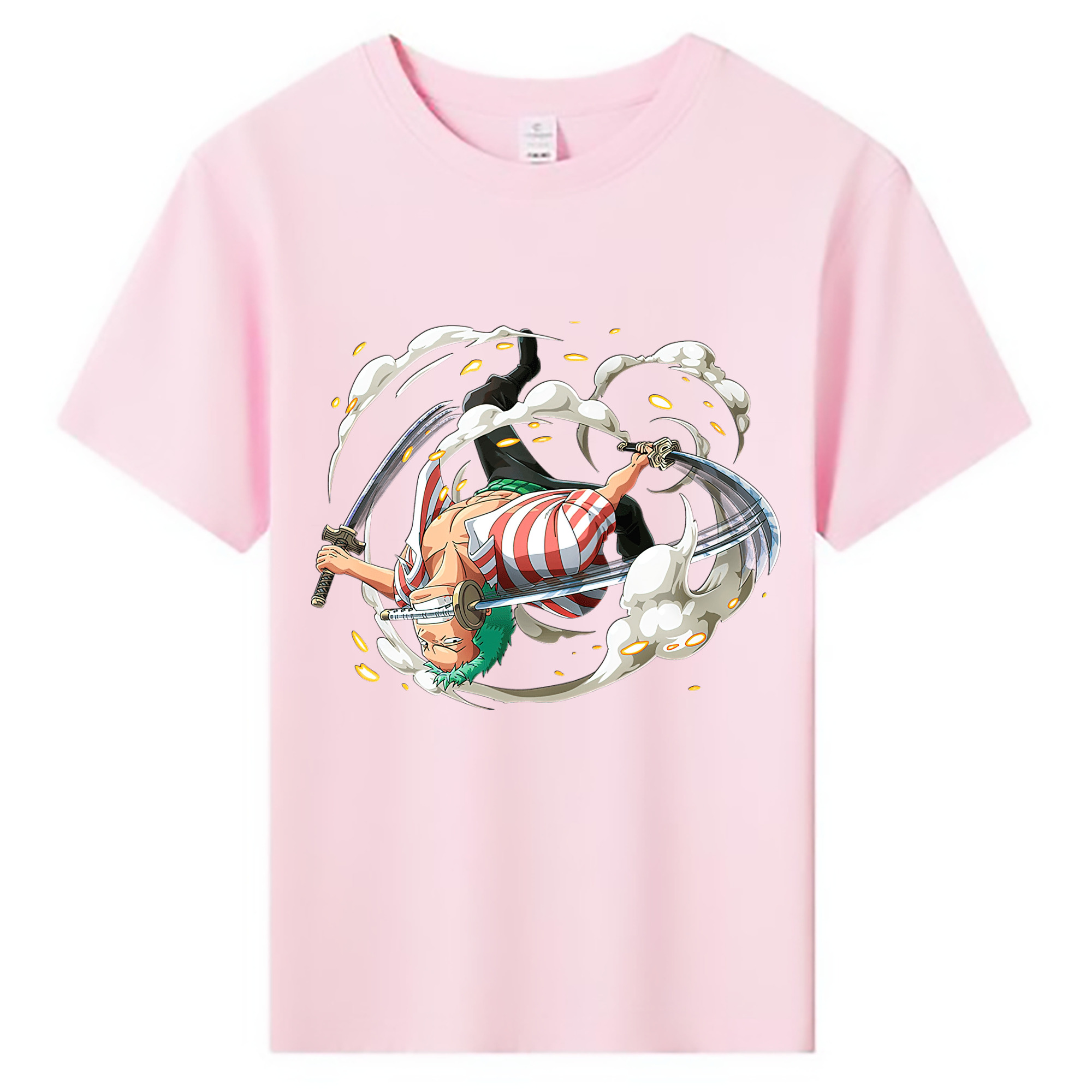 ワンピース ロロノア・ゾロ ONE PIECE Roronoa Zoro 綿100％キッズTシャツ（フロントプリント）
