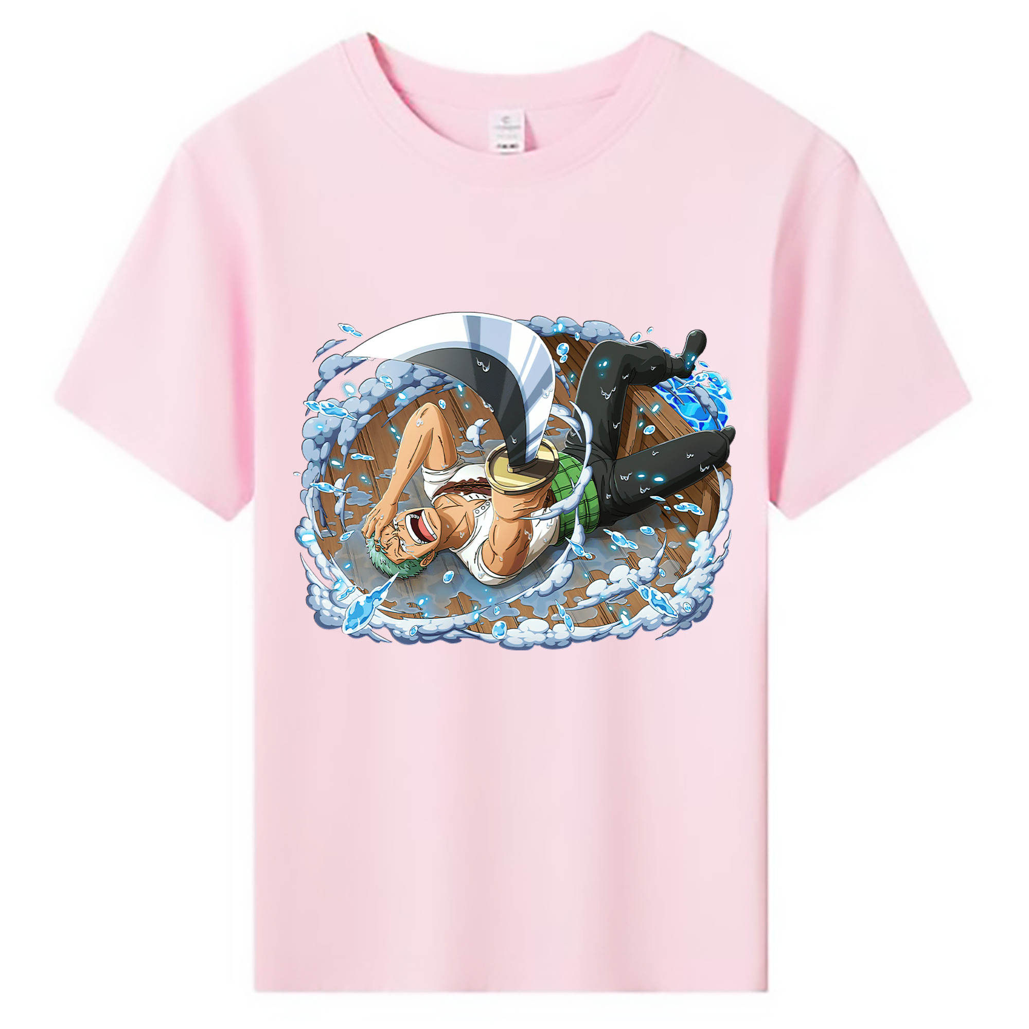 ワンピース ロロノア・ゾロ ONE PIECE Roronoa Zoro 綿100％キッズTシャツ（フロントプリント）