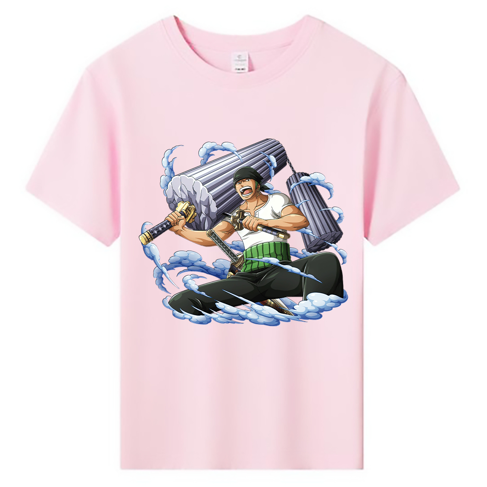 ワンピース ロロノア・ゾロ ONE PIECE Roronoa Zoro 綿100％キッズTシャツ（フロントプリント）
