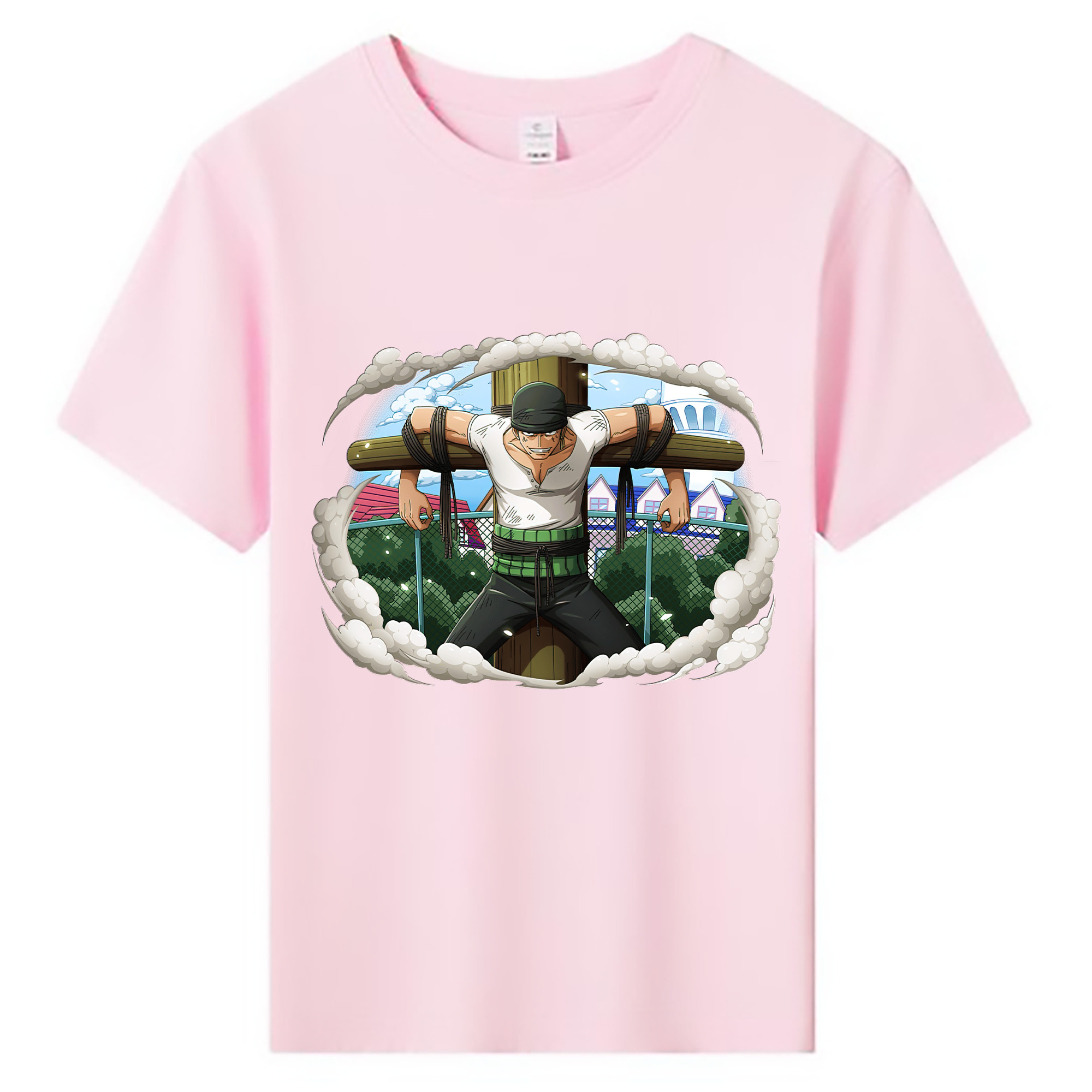 ワンピース ロロノア・ゾロ ONE PIECE Roronoa Zoro 綿100％キッズTシャツ（フロントプリント）