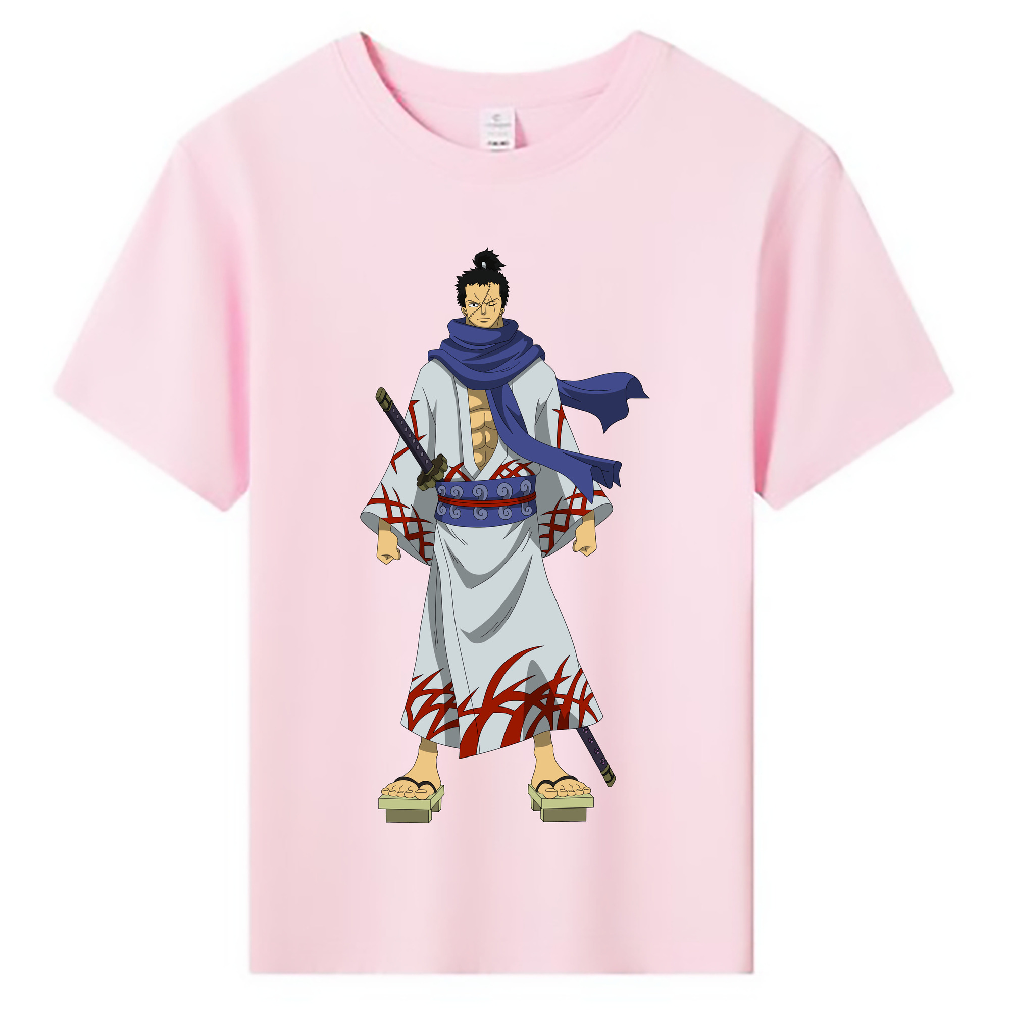 ワンピース ロロノア・ゾロ ONE PIECE Roronoa Zoro 綿100％キッズTシャツ（フロントプリント）