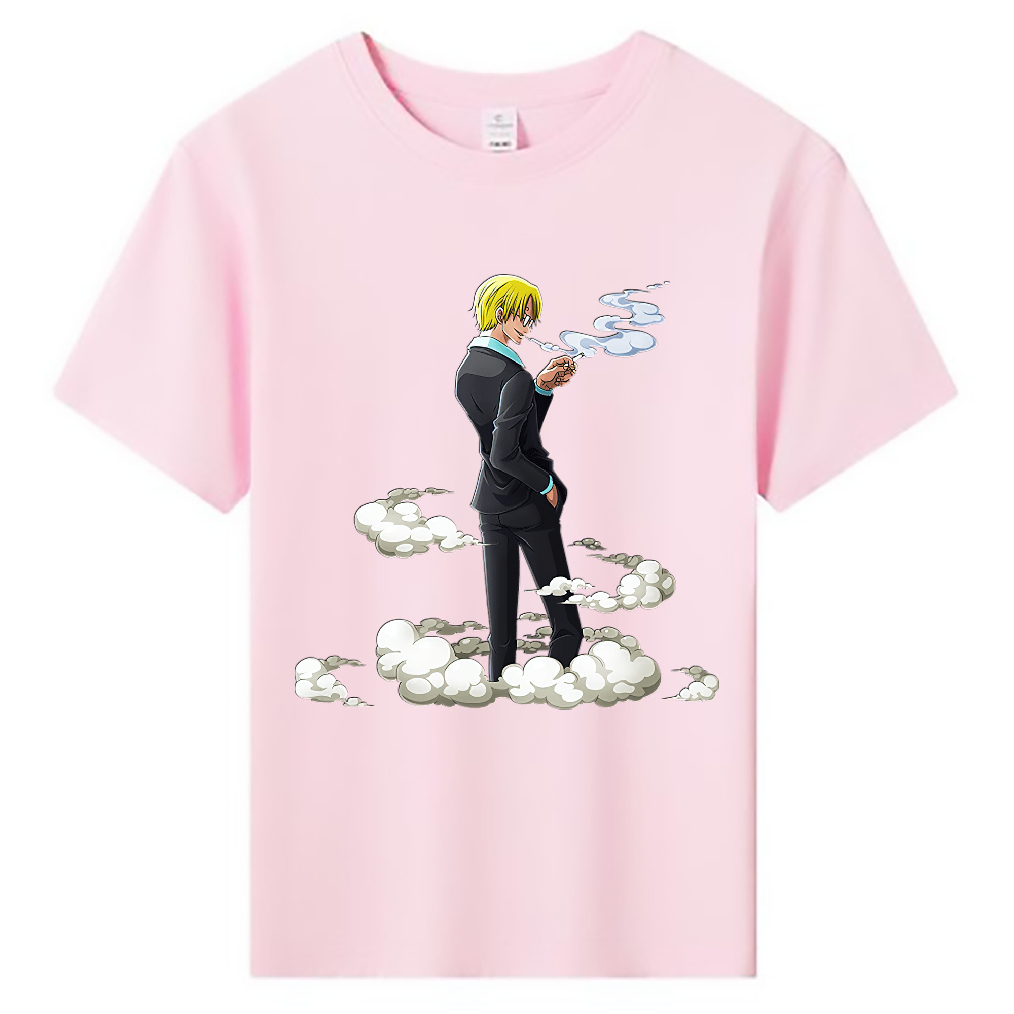 （画像用） ワンピース サンジ ONE PIECE Sanji 綿100％キッズTシャツ（フロントプリント）