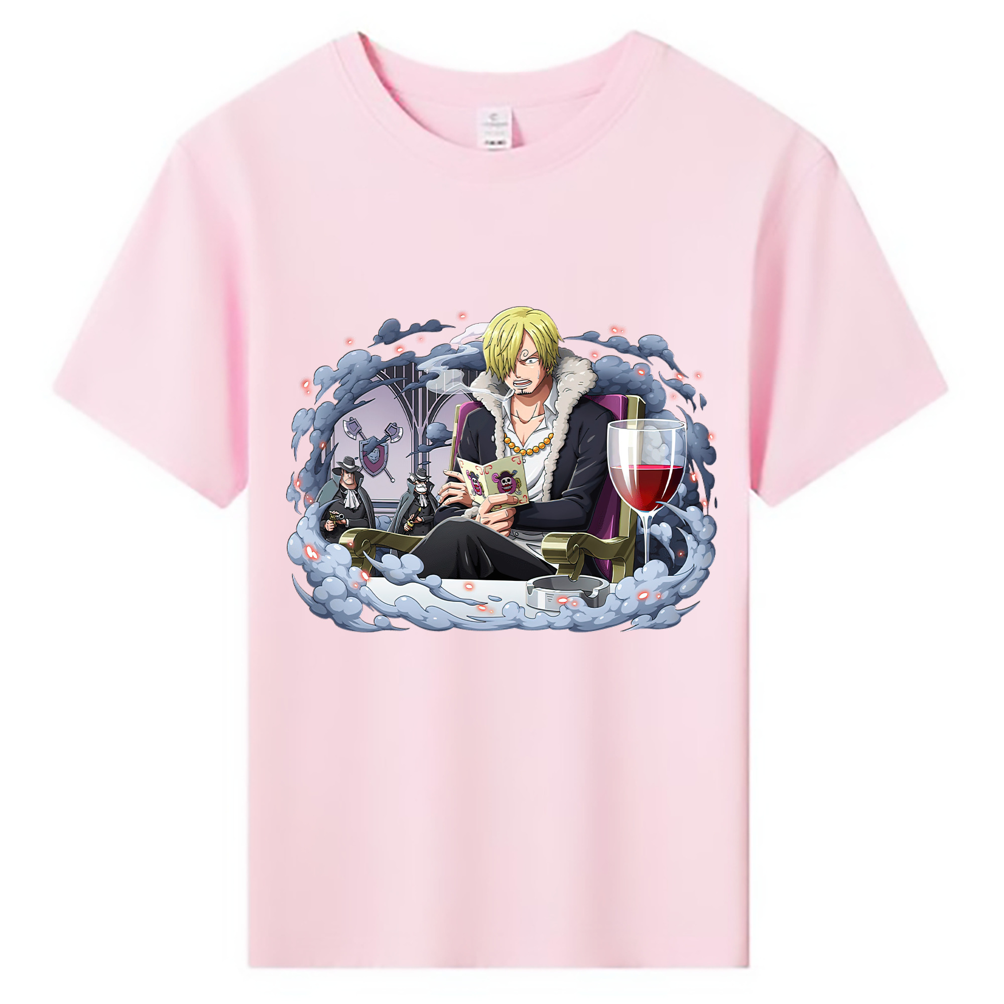 （画像用） ワンピース サンジ ONE PIECE Sanji 綿100％キッズTシャツ（フロントプリント）