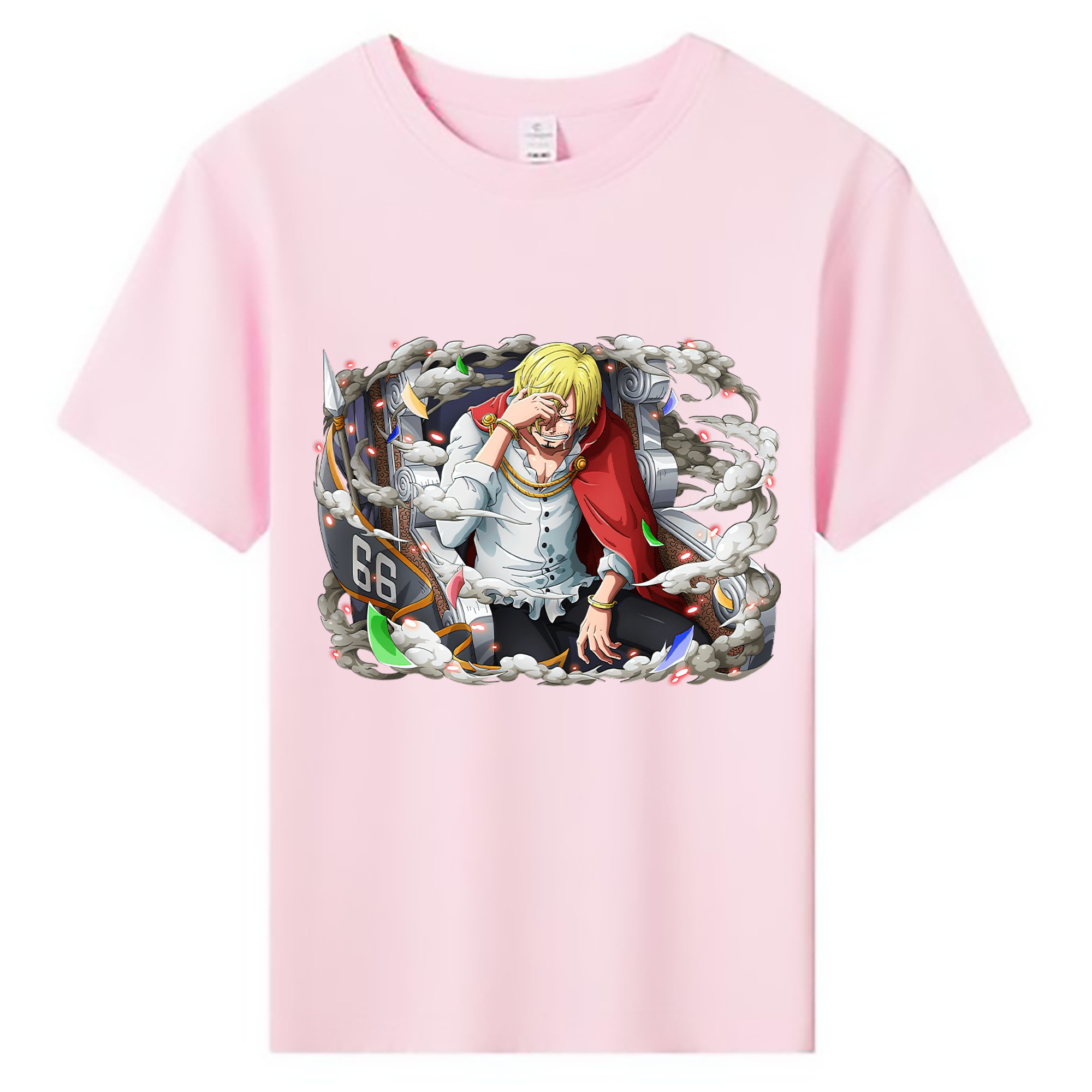 （画像用） ワンピース サンジ ONE PIECE Sanji 綿100％キッズTシャツ（フロントプリント）