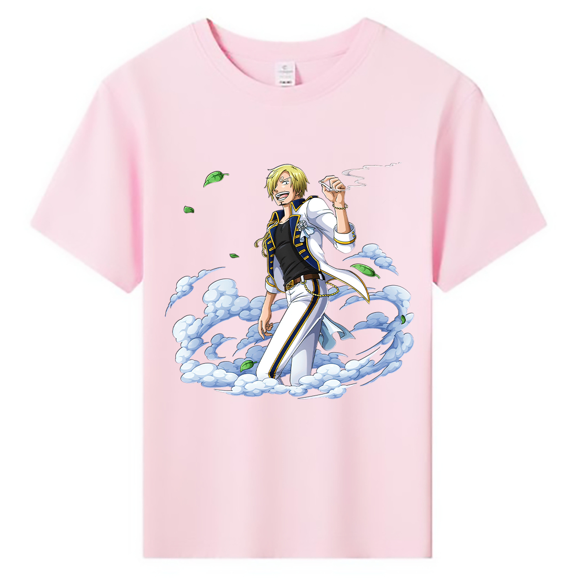 （画像用） ワンピース サンジ ONE PIECE Sanji 綿100％キッズTシャツ（フロントプリント）