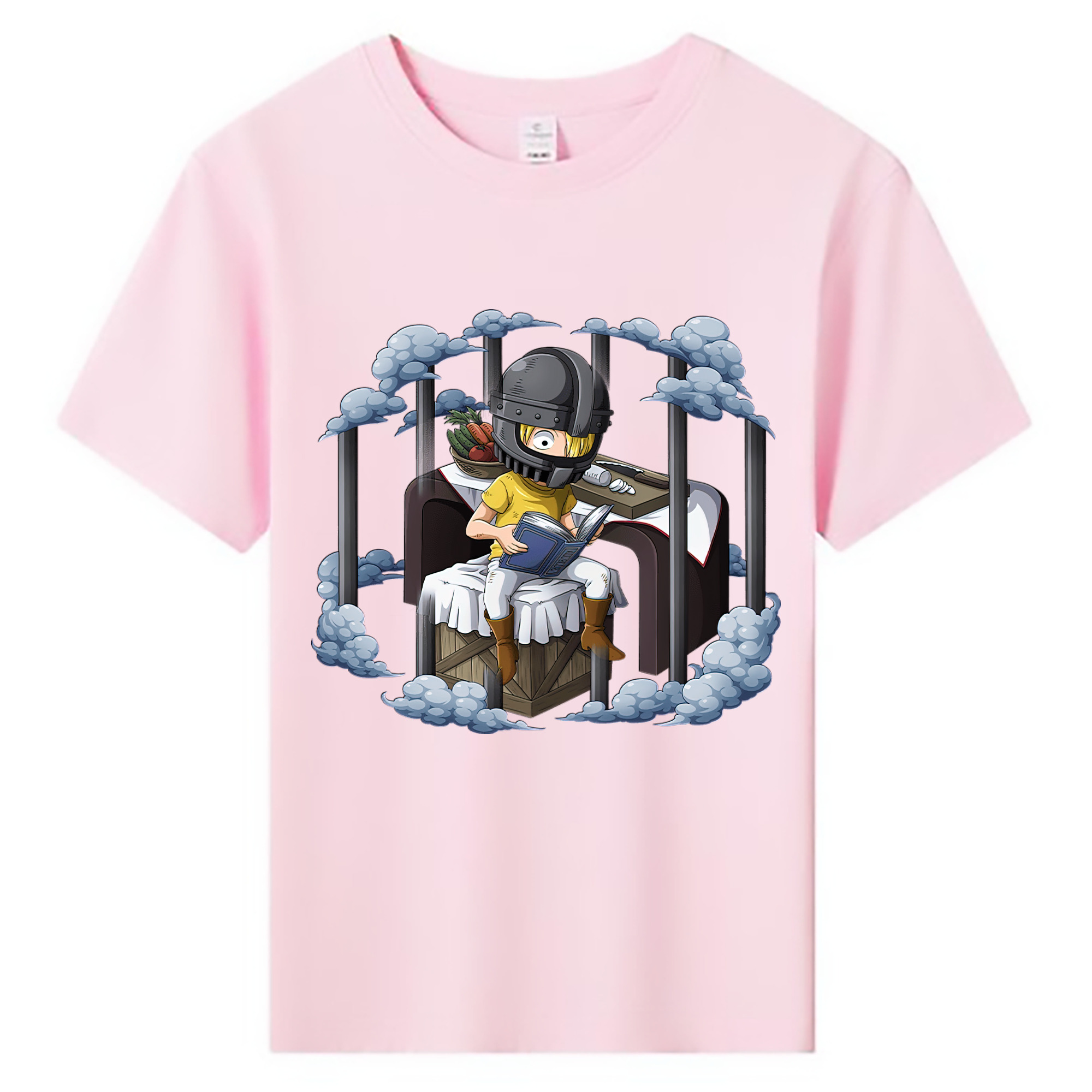 （画像用） ワンピース サンジ ONE PIECE Sanji 綿100％キッズTシャツ（フロントプリント）