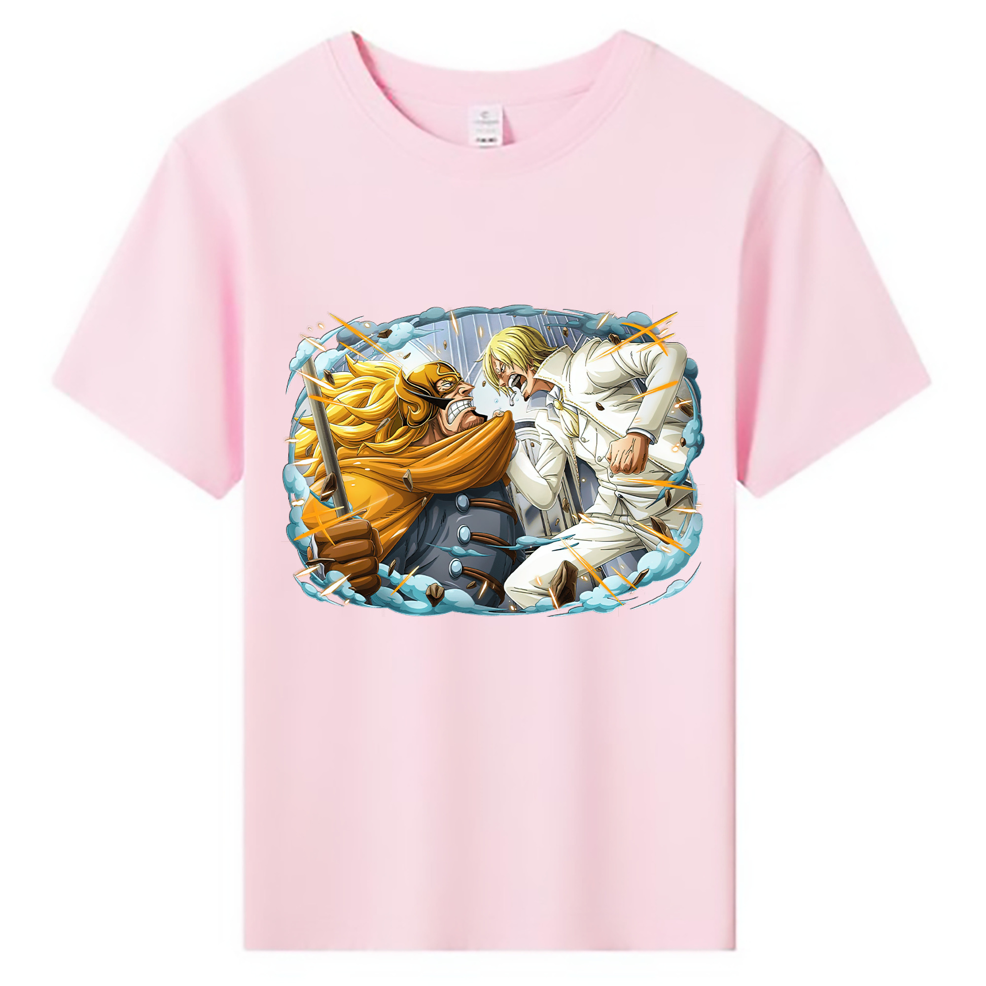 （画像用） ワンピース サンジ ONE PIECE Sanji 綿100％キッズTシャツ（フロントプリント）